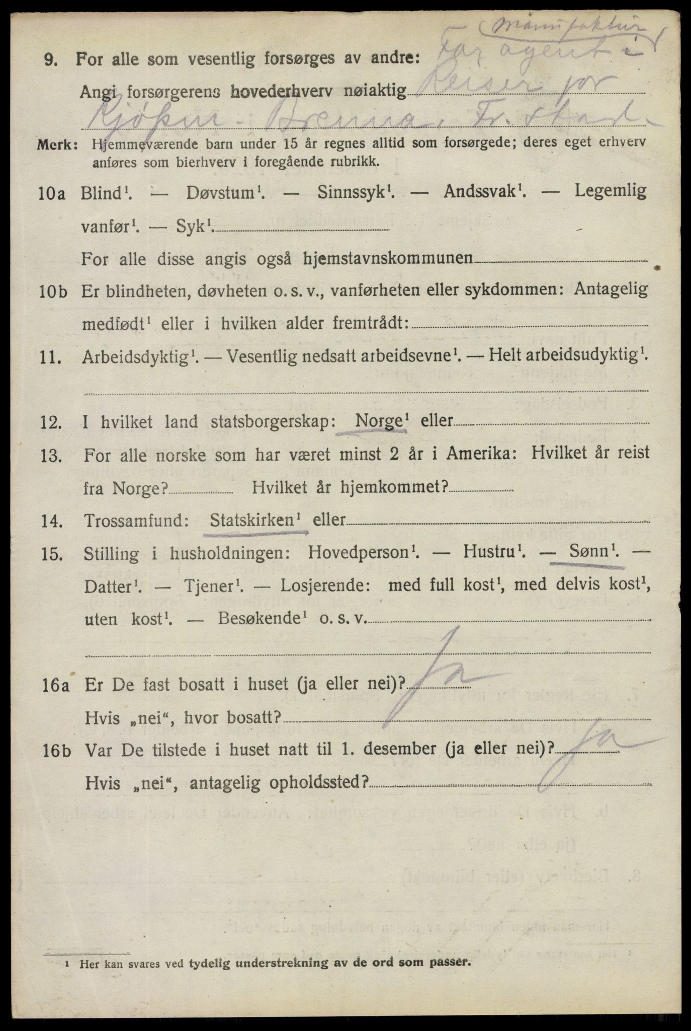 SAO, 1920 census for Tune, 1920, p. 14943