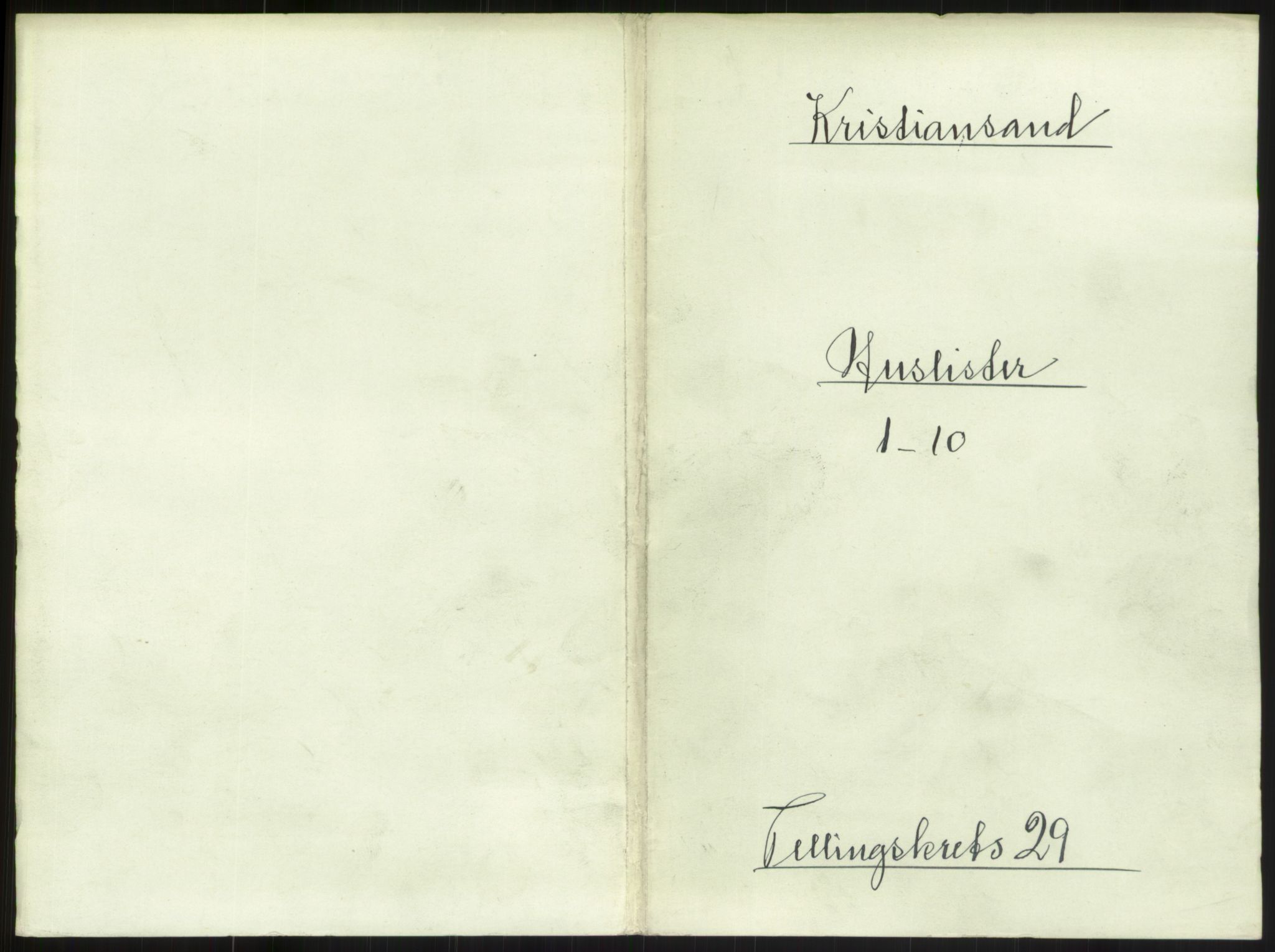 RA, 1891 census for 1001 Kristiansand, 1891, p. 1544