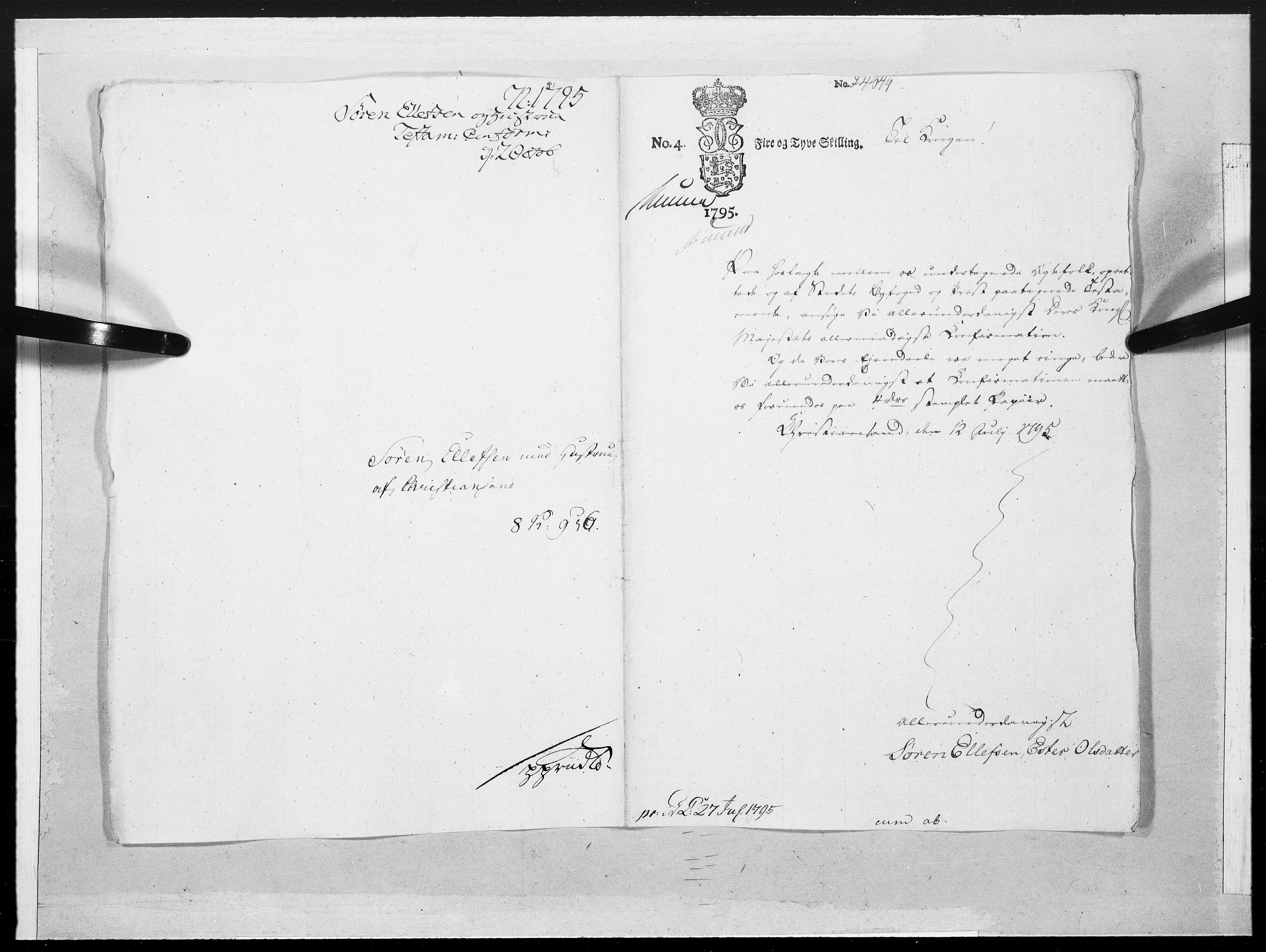Danske Kanselli 1572-1799, AV/RA-EA-3023/F/Fc/Fcc/Fcca/L0303: Norske innlegg 1572-1799, 1795, p. 20
