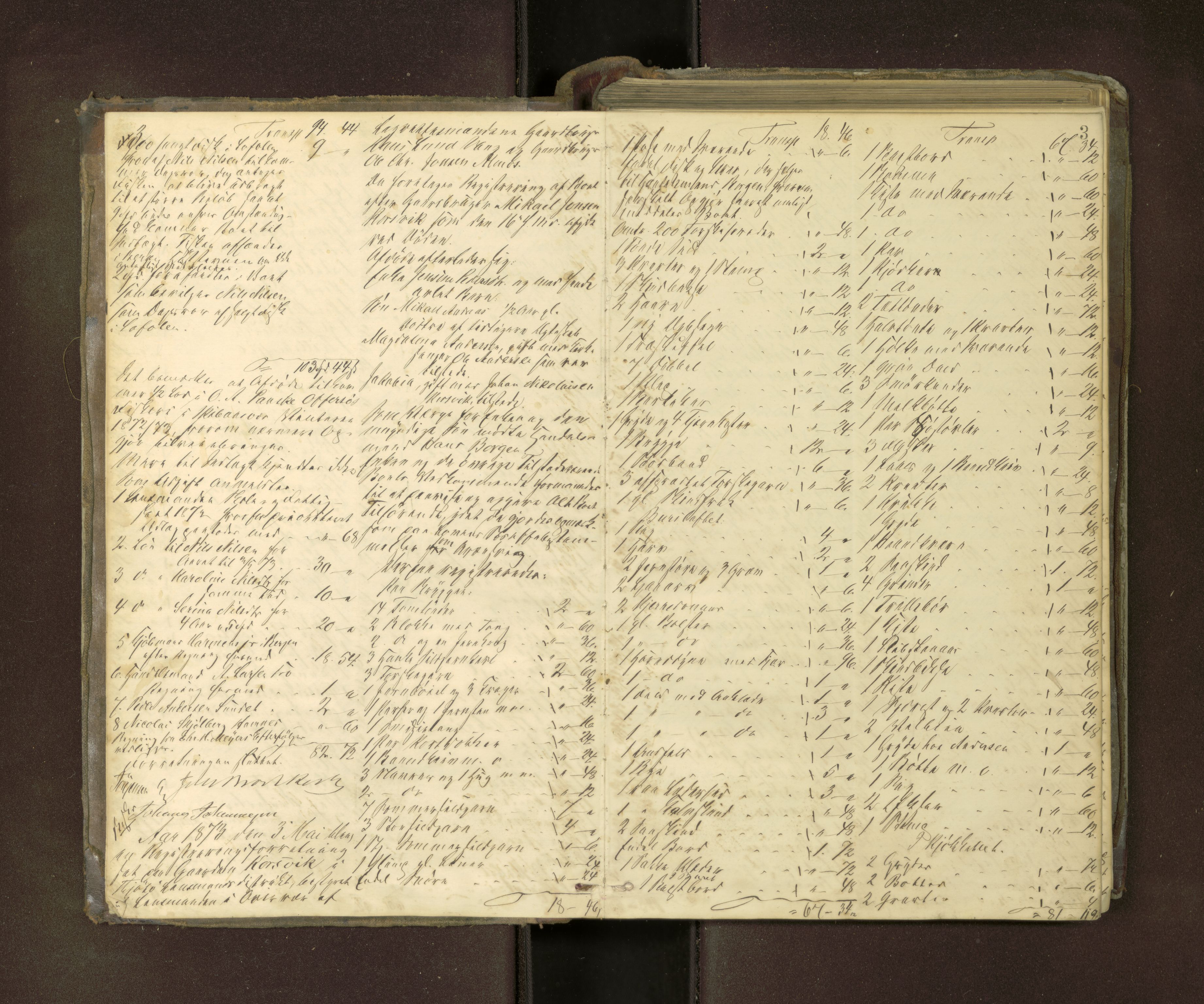 Tjøtta lensmannskontor, AV/SAT-A-5712/1/02/L0004: 2.02.03 - Registreringsprotokoll, merk dødsanmeldelser, 1873-1899, p. 3