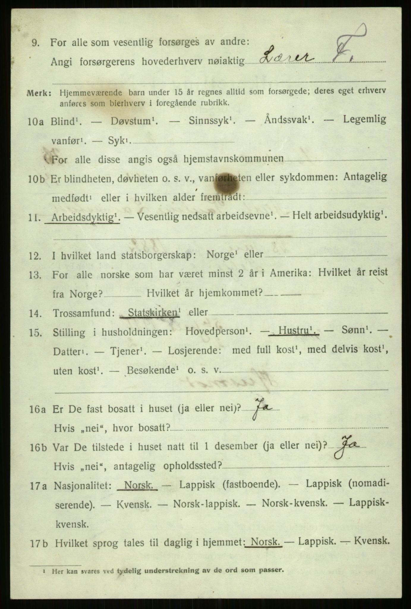 SATØ, 1920 census for Ibestad, 1920, p. 12372