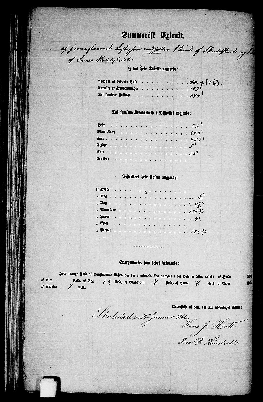 RA, 1865 census for Voss, 1865, p. 78