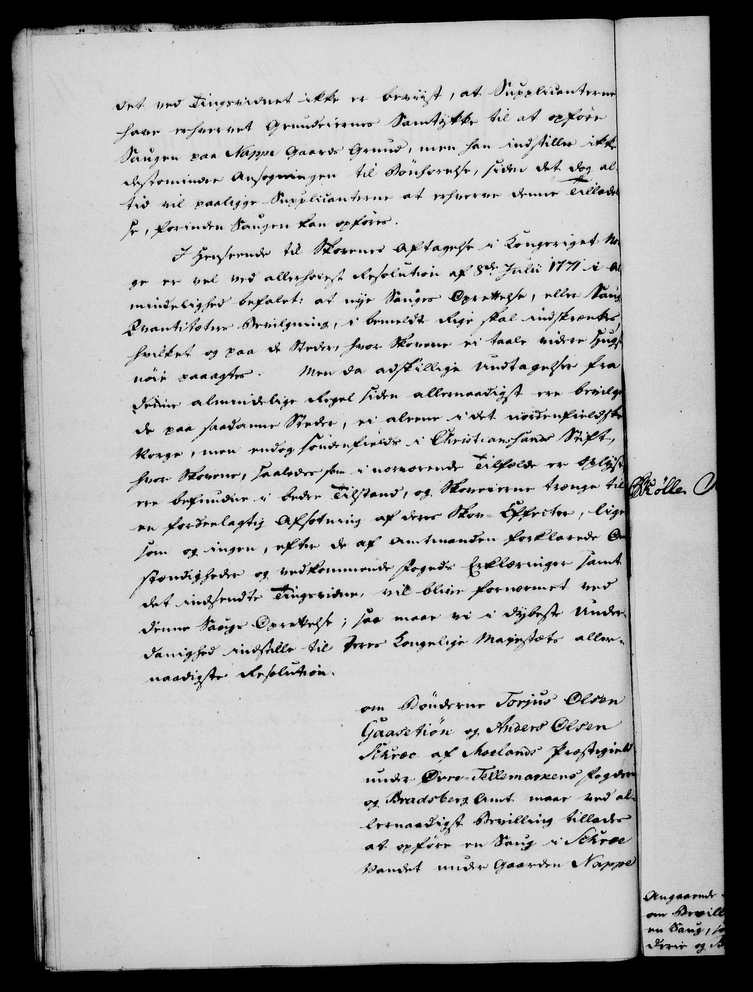 Rentekammeret, Kammerkanselliet, RA/EA-3111/G/Gf/Gfa/L0072: Norsk relasjons- og resolusjonsprotokoll (merket RK 52.72), 1790, p. 491