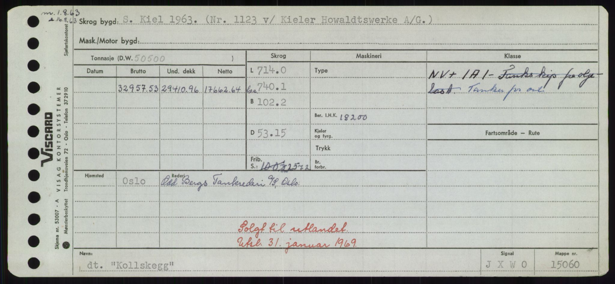 Sjøfartsdirektoratet med forløpere, Skipsmålingen, RA/S-1627/H/Hd/L0020: Fartøy, K-Kon, p. 455