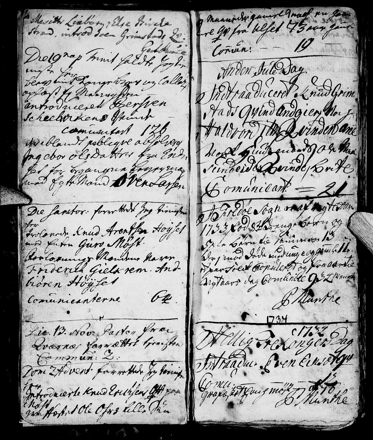 Ministerialprotokoller, klokkerbøker og fødselsregistre - Møre og Romsdal, SAT/A-1454/573/L0871: Parish register (official) no. 573A01, 1732-1754