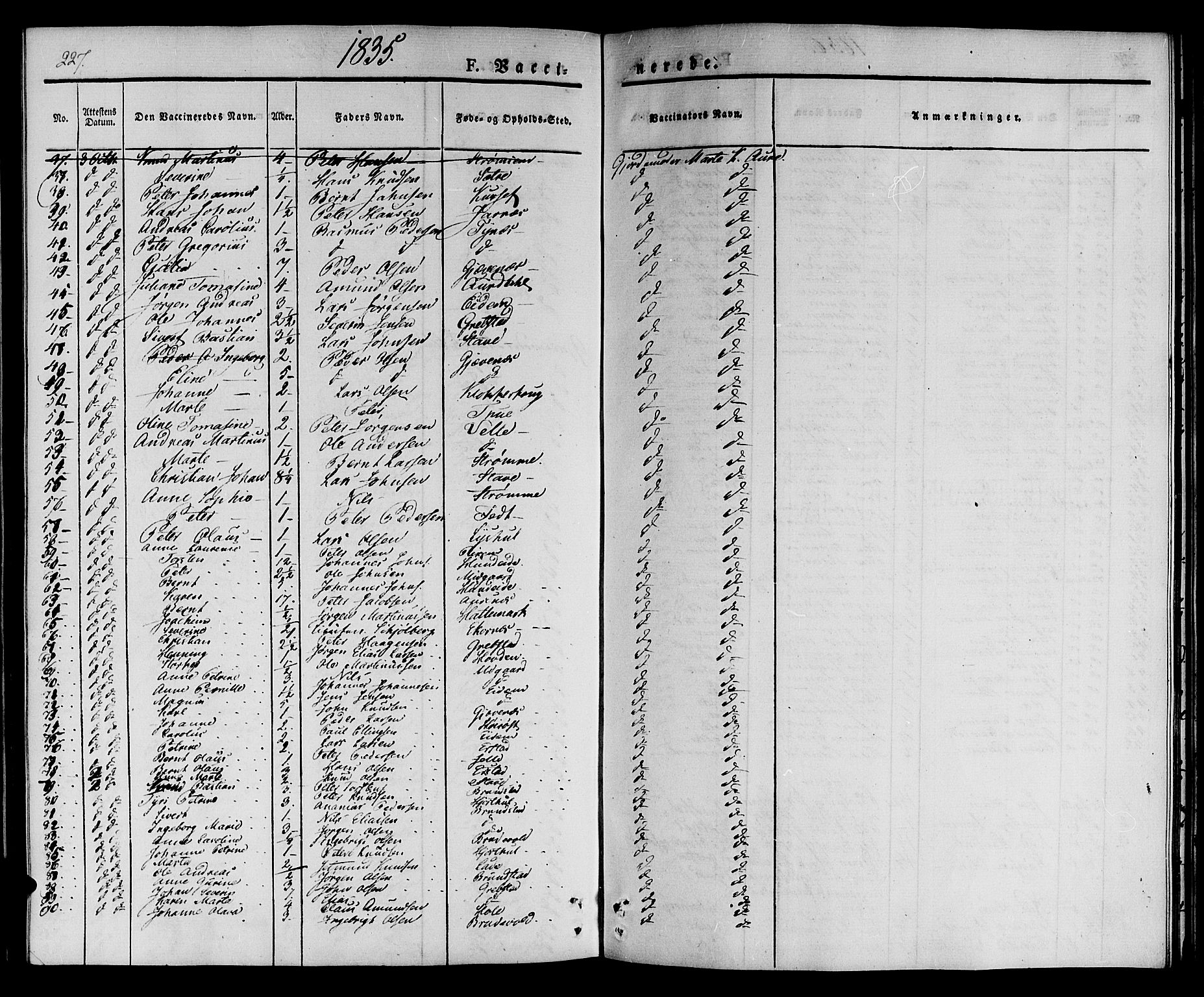 Ministerialprotokoller, klokkerbøker og fødselsregistre - Møre og Romsdal, AV/SAT-A-1454/522/L0311: Parish register (official) no. 522A06, 1832-1842, p. 227