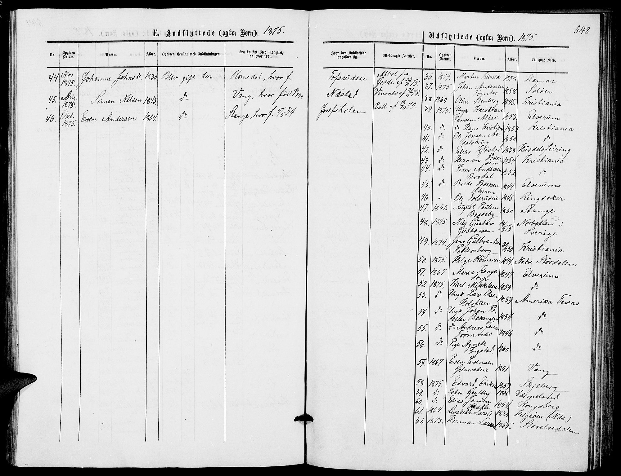 Løten prestekontor, SAH/PREST-022/L/La/L0004: Parish register (copy) no. 4, 1863-1877, p. 548