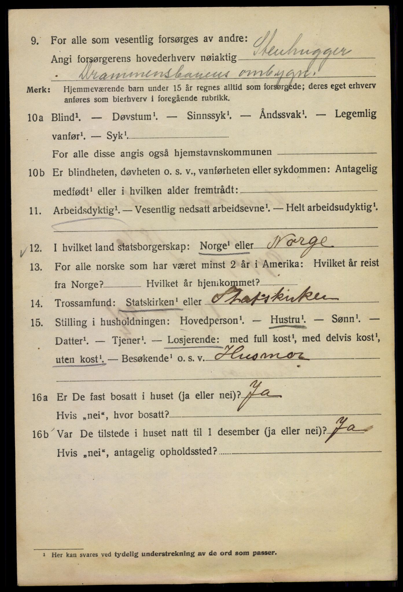 SAO, 1920 census for Kristiania, 1920, p. 358228