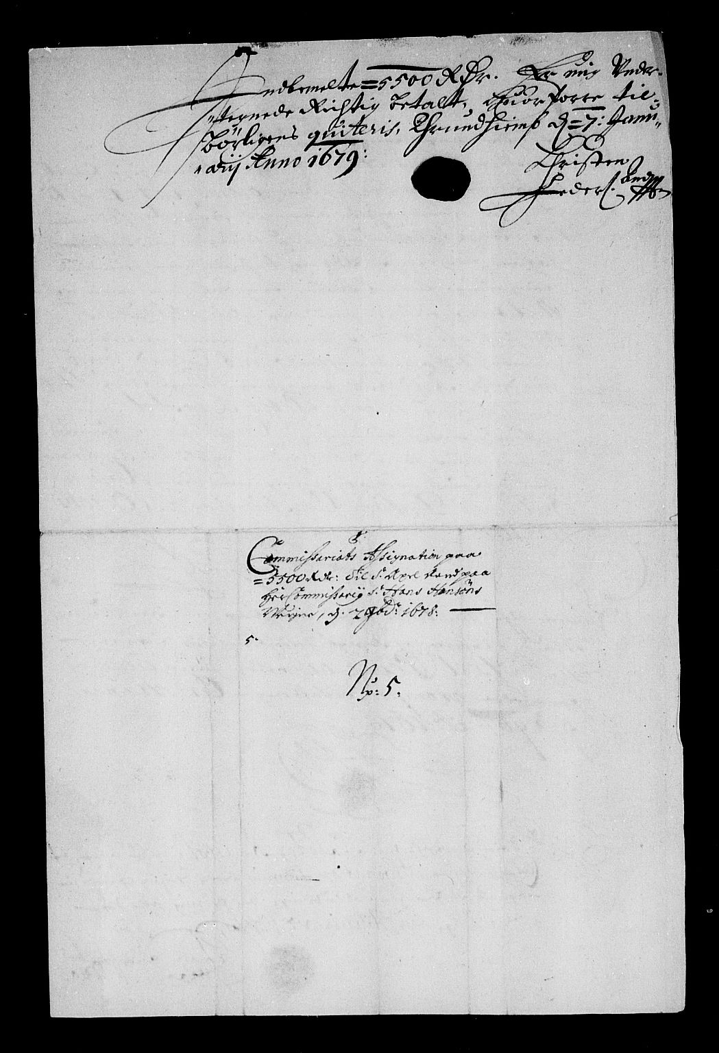 Rentekammeret inntil 1814, Reviderte regnskaper, Stiftamtstueregnskaper, Trondheim stiftamt og Nordland amt, RA/EA-6044/R/Re/L0053: Trondheim stiftamt og Nordland amt, 1678