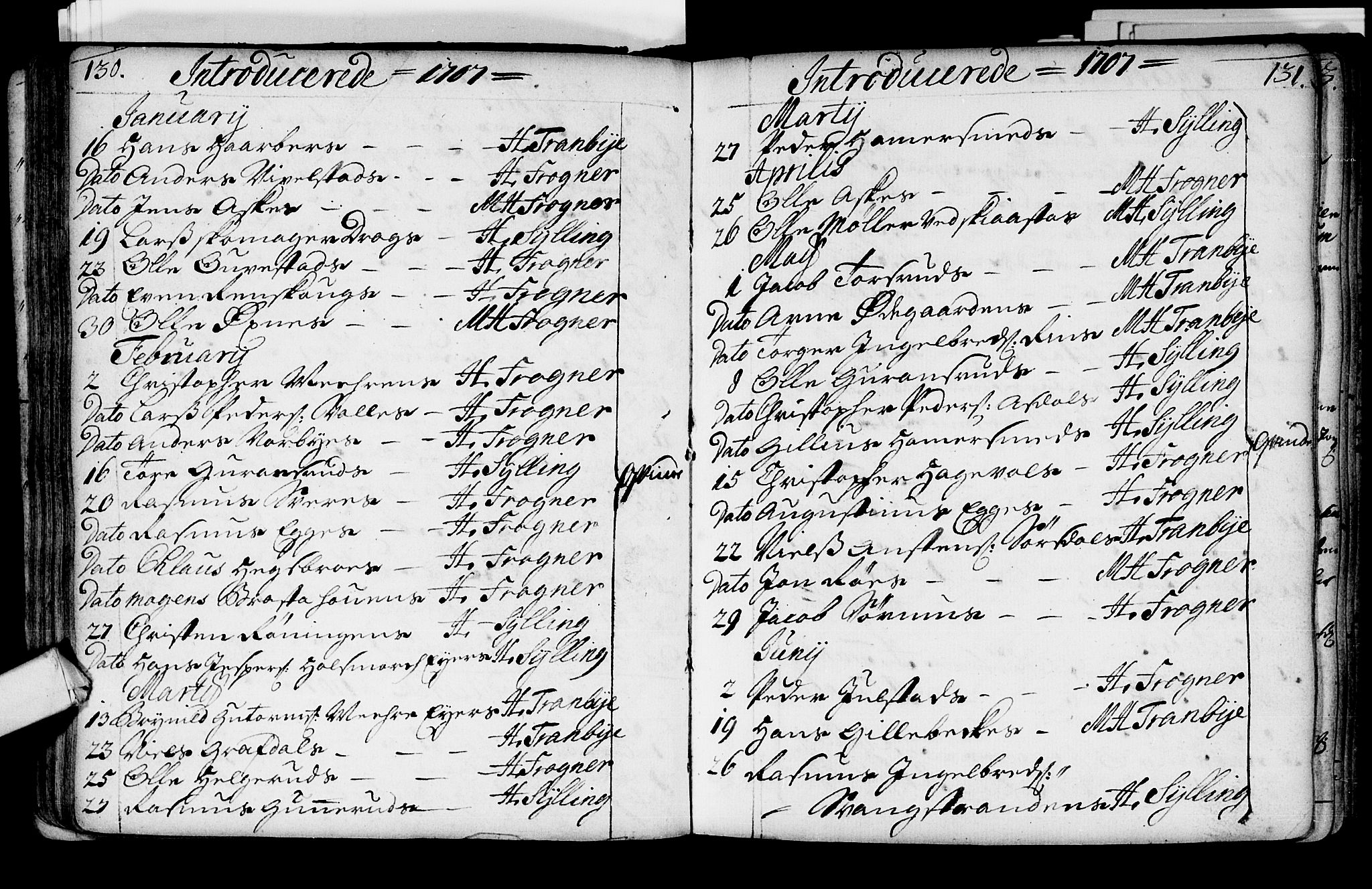 Lier kirkebøker, AV/SAKO-A-230/F/Fa/L0002: Parish register (official) no. I 2, 1701-1726, p. 130-131