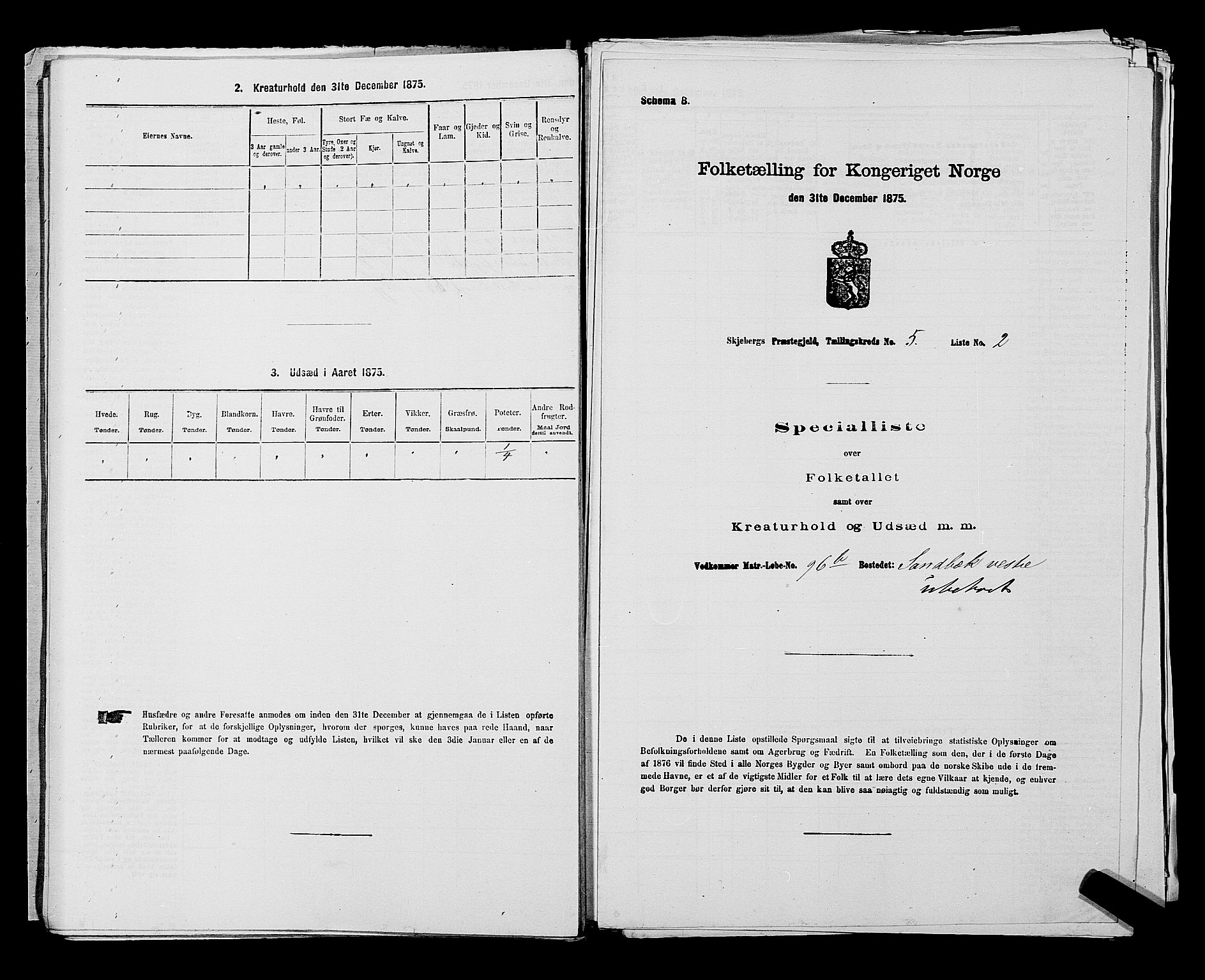 RA, 1875 census for 0115P Skjeberg, 1875, p. 872
