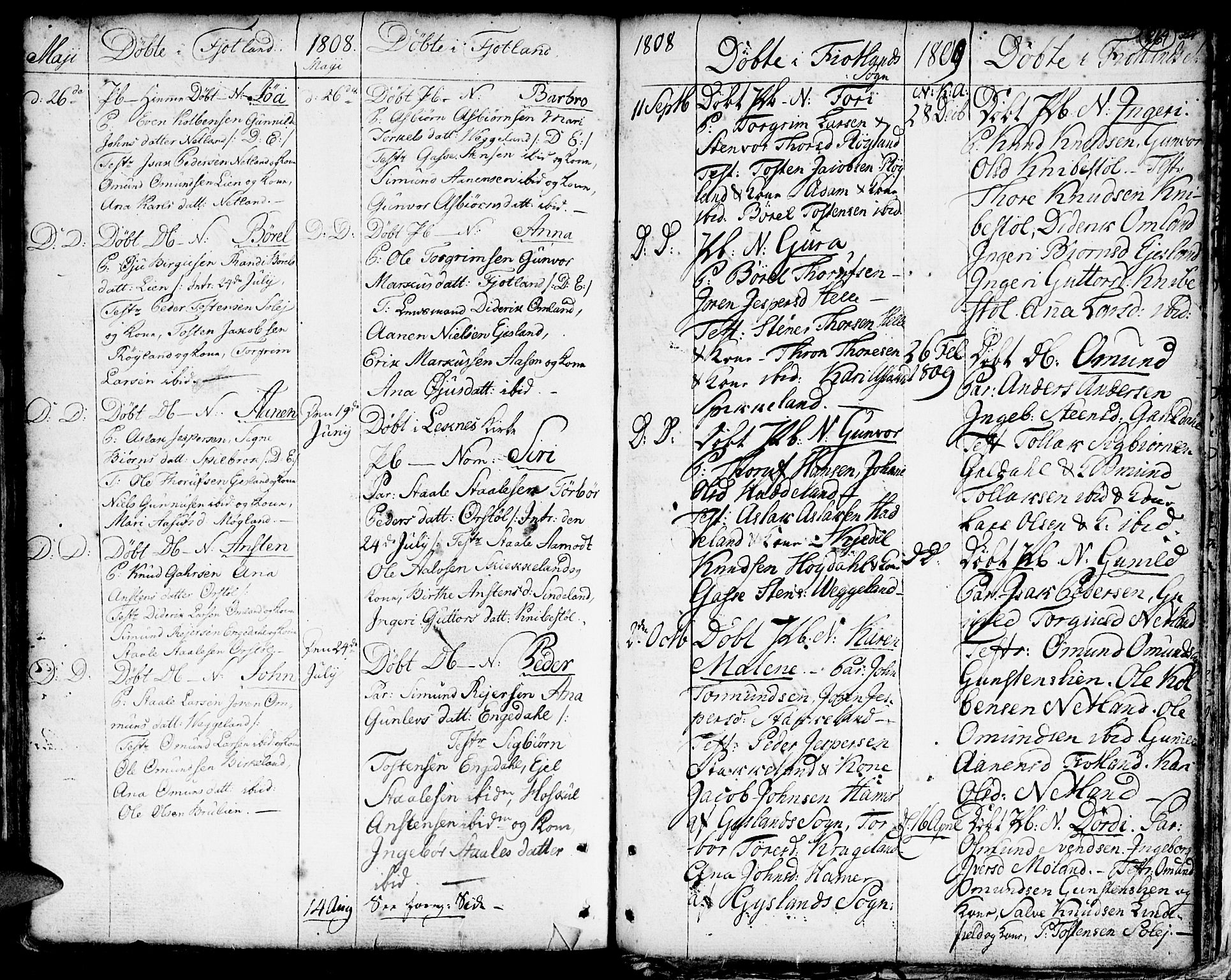 Hægebostad sokneprestkontor, SAK/1111-0024/F/Fa/Faa/L0001: Parish register (official) no. A 1 /3, 1760-1826, p. 269