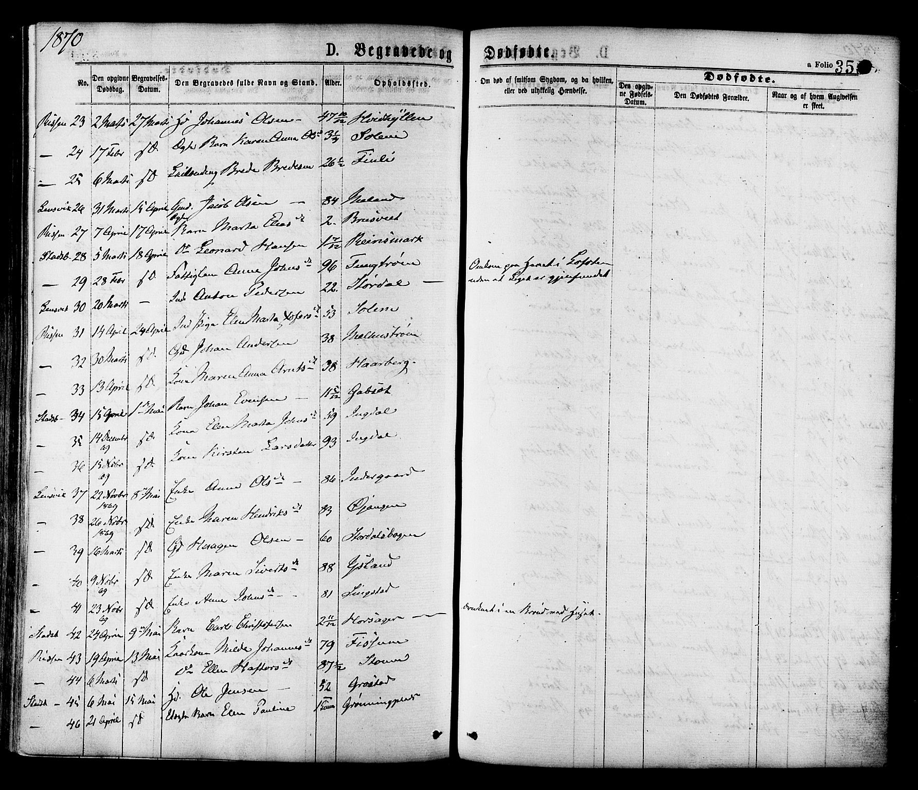 Ministerialprotokoller, klokkerbøker og fødselsregistre - Sør-Trøndelag, AV/SAT-A-1456/646/L0613: Parish register (official) no. 646A11, 1870-1884, p. 350