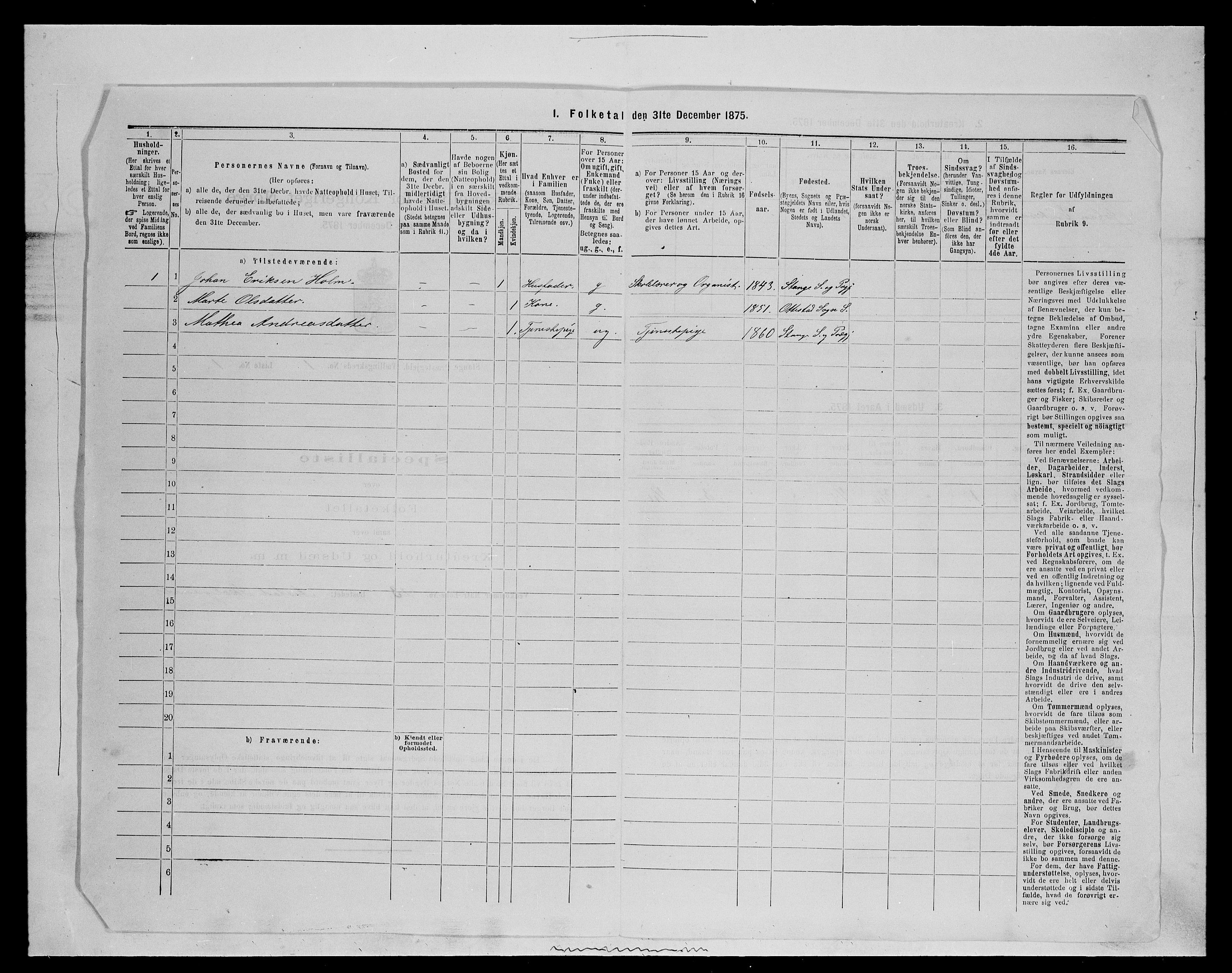 SAH, 1875 census for 0417P Stange, 1875, p. 104