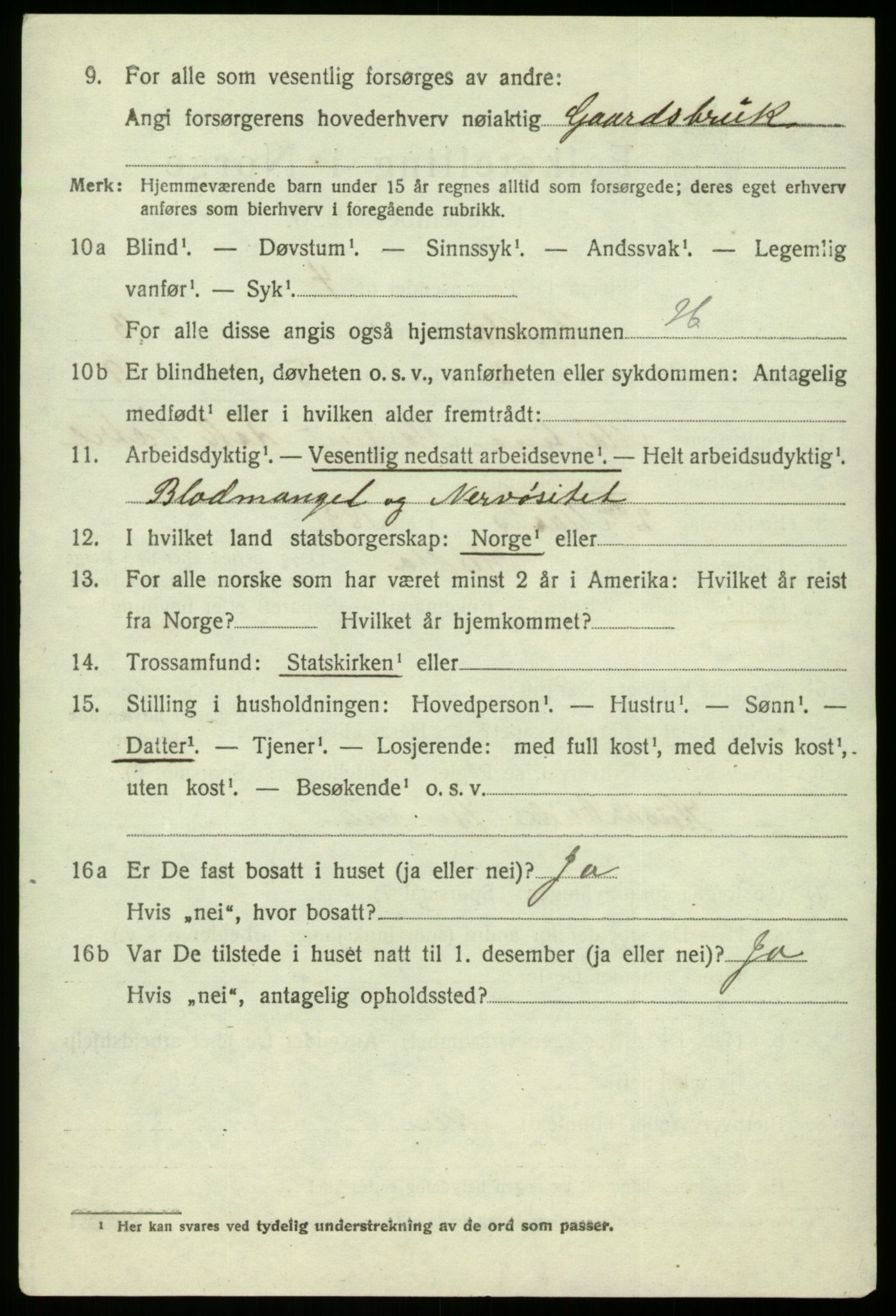 SAB, 1920 census for Herdla, 1920, p. 2898