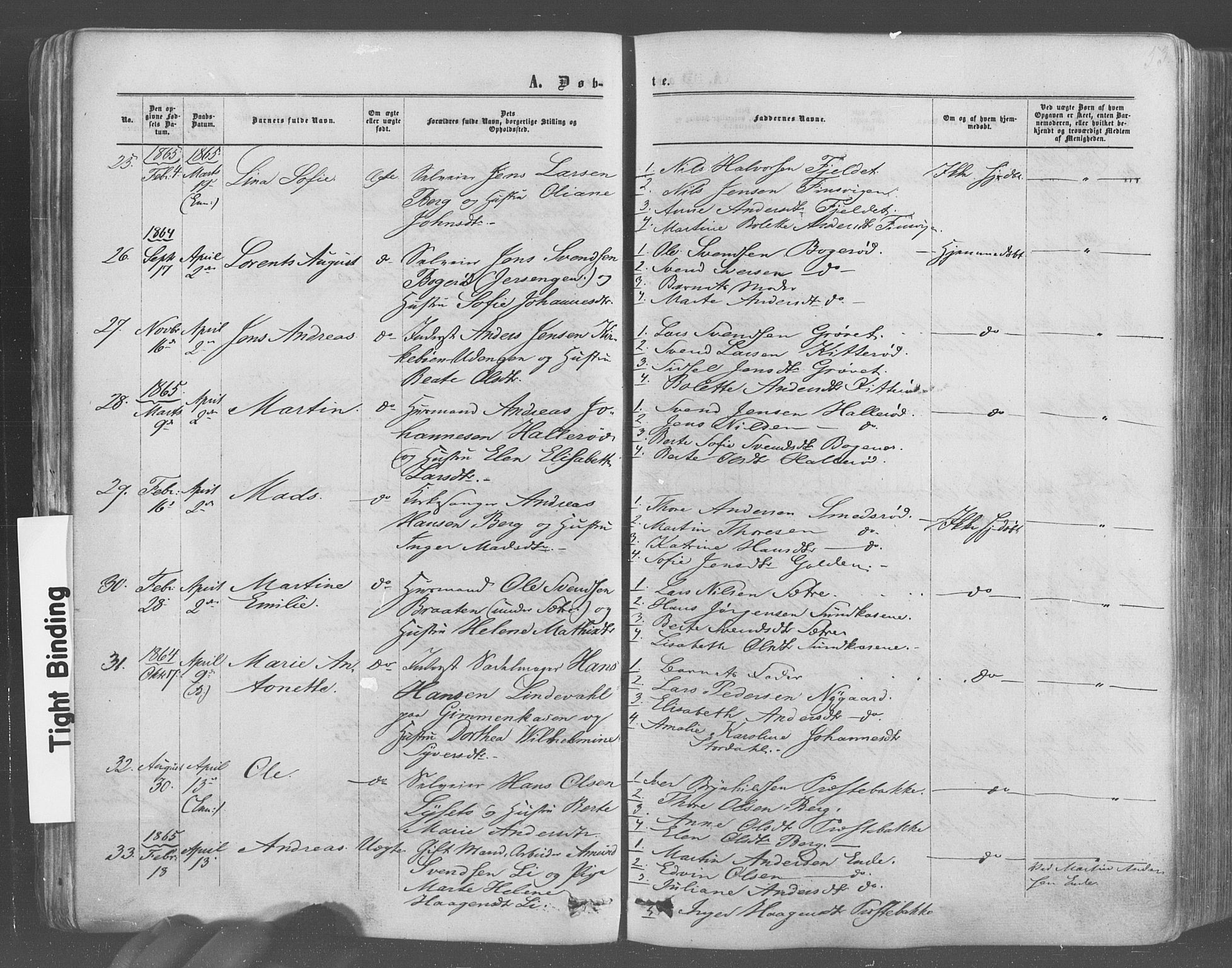 Idd prestekontor Kirkebøker, SAO/A-10911/F/Fc/L0005: Parish register (official) no. III 5, 1861-1877, p. 53