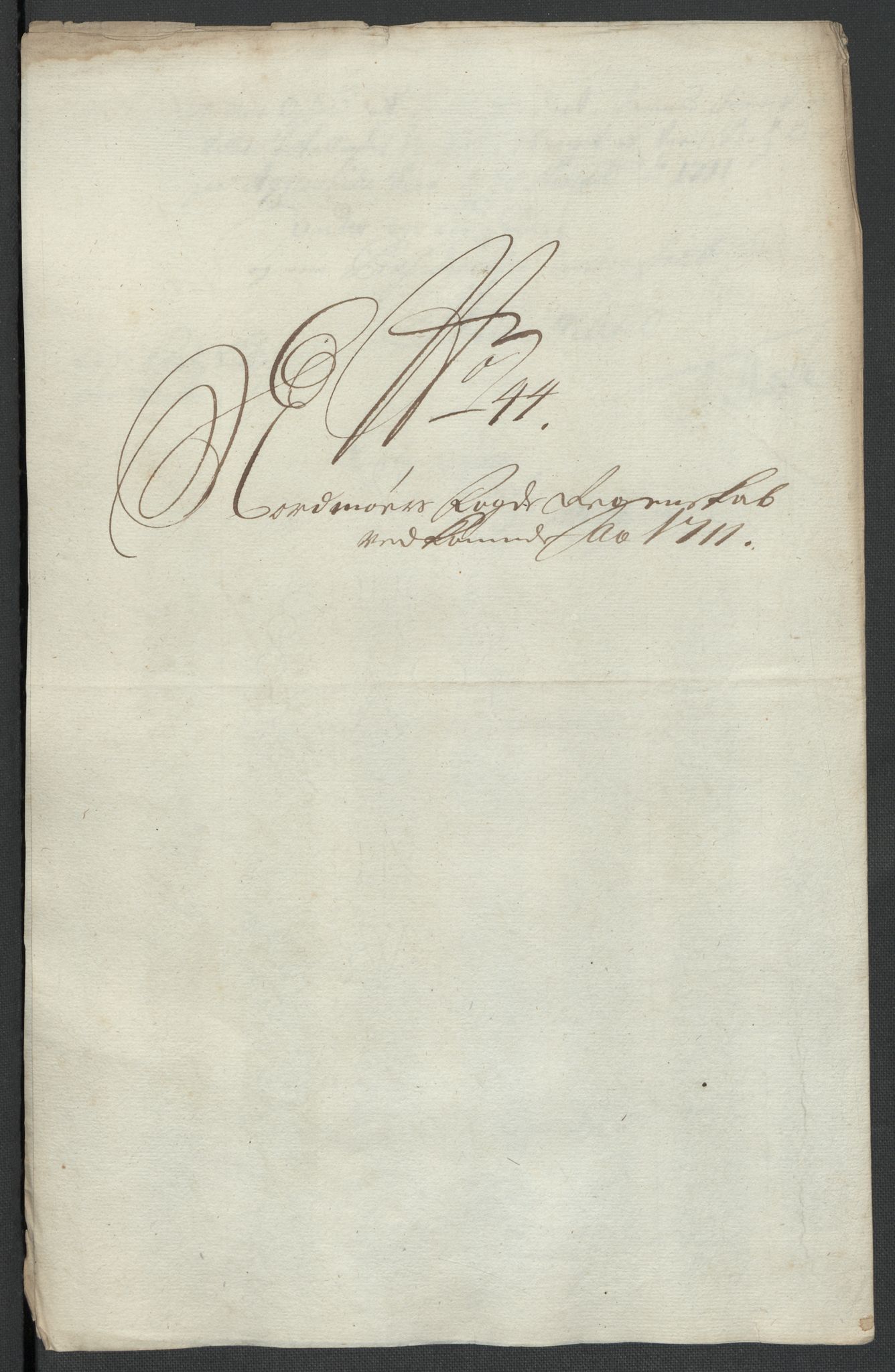 Rentekammeret inntil 1814, Reviderte regnskaper, Fogderegnskap, RA/EA-4092/R56/L3745: Fogderegnskap Nordmøre, 1711, p. 355