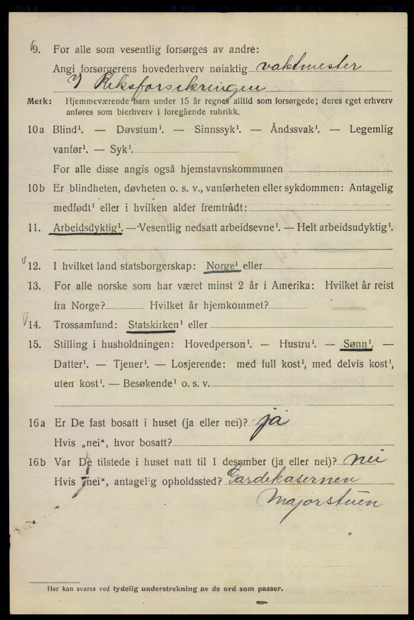 SAO, 1920 census for Kristiania, 1920, p. 528040