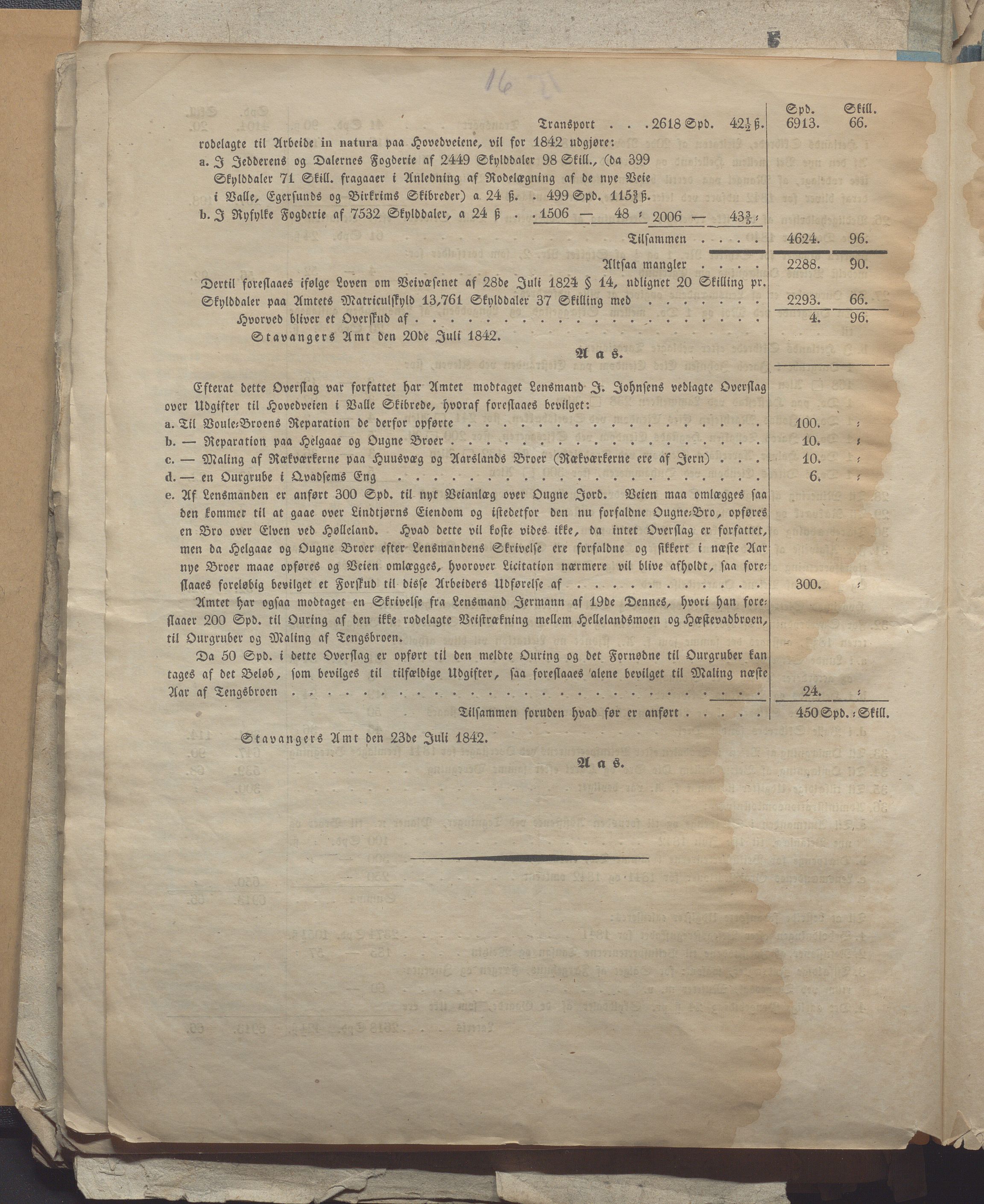 Rogaland fylkeskommune - Fylkesrådmannen , IKAR/A-900/A, 1838-1848, p. 82