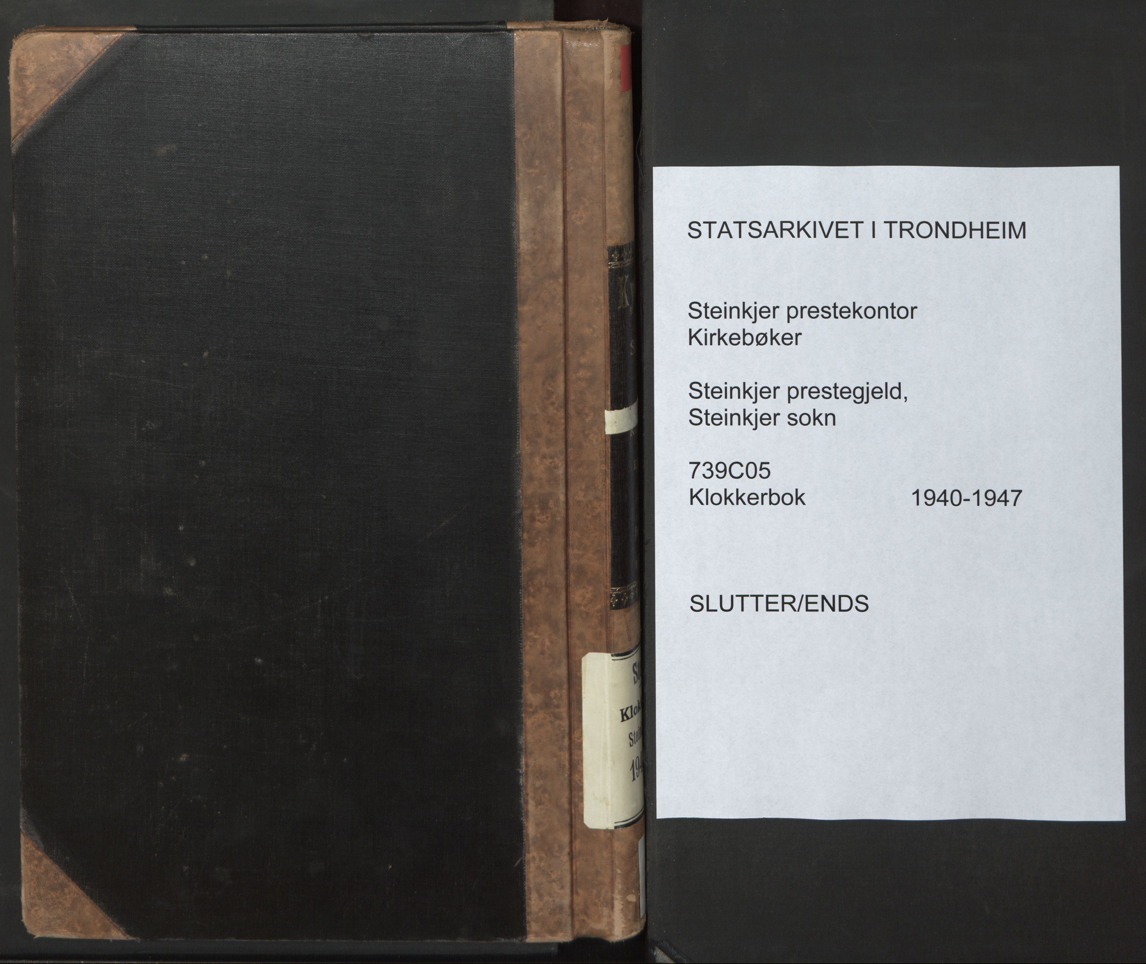 Ministerialprotokoller, klokkerbøker og fødselsregistre - Nord-Trøndelag, AV/SAT-A-1458/739/L0377: Parish register (copy) no. 739C05, 1940-1947