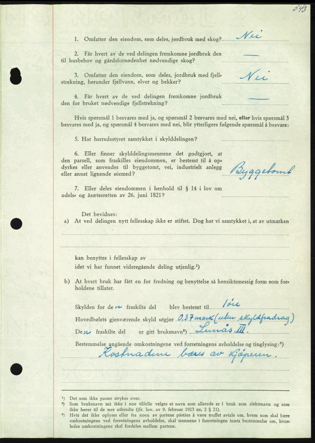 Nordmøre sorenskriveri, AV/SAT-A-4132/1/2/2Ca: Mortgage book no. A116, 1950-1950, Diary no: : 3208/1950