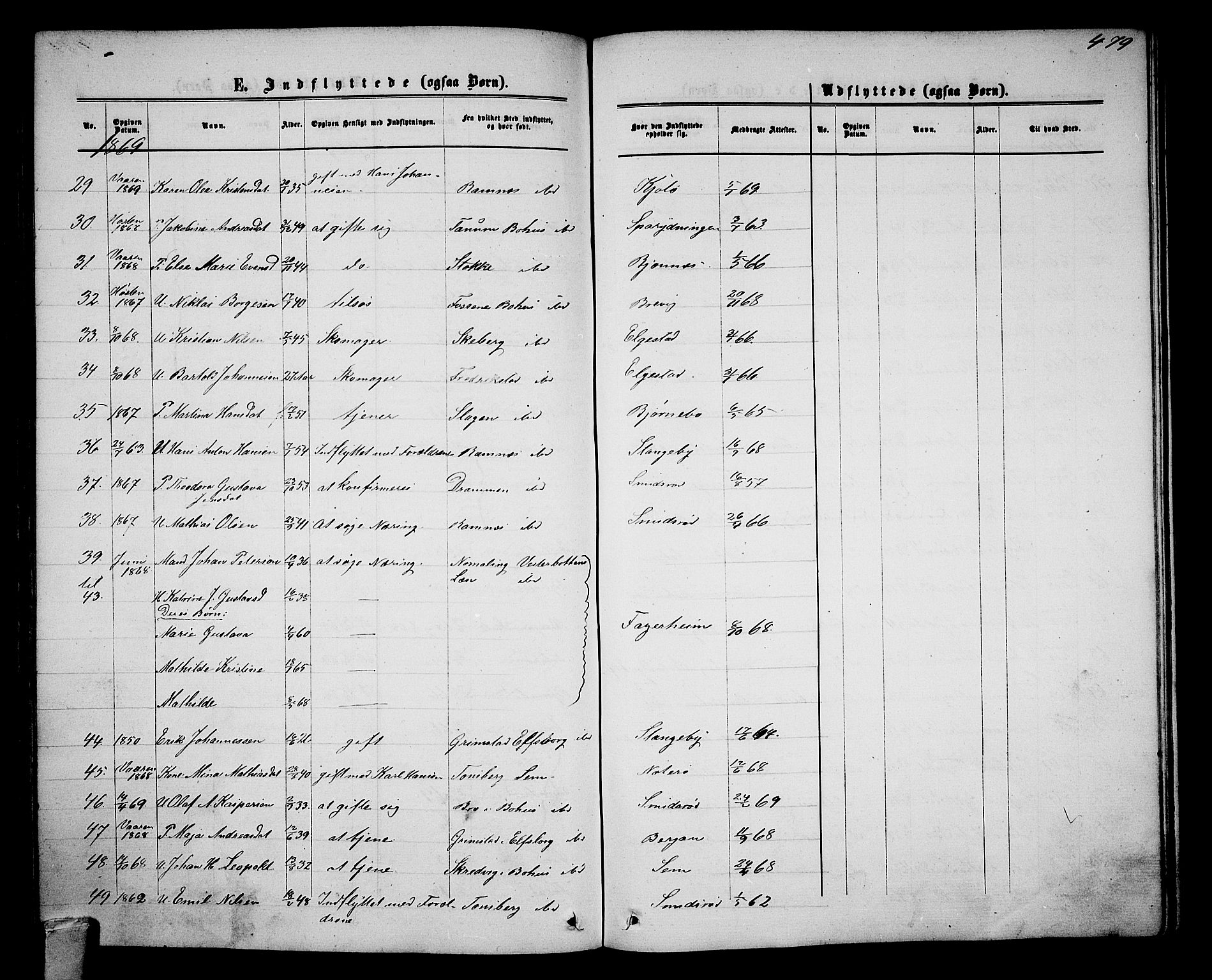 Nøtterøy kirkebøker, AV/SAKO-A-354/G/Ga/L0002: Parish register (copy) no. I 2, 1860-1877, p. 479