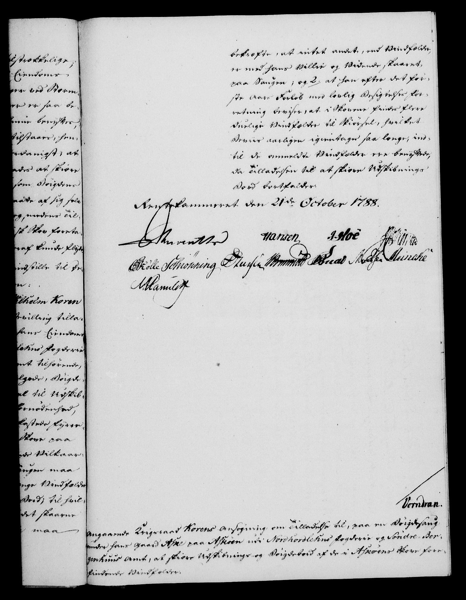 Rentekammeret, Kammerkanselliet, RA/EA-3111/G/Gf/Gfa/L0070: Norsk relasjons- og resolusjonsprotokoll (merket RK 52.70), 1788, p. 549