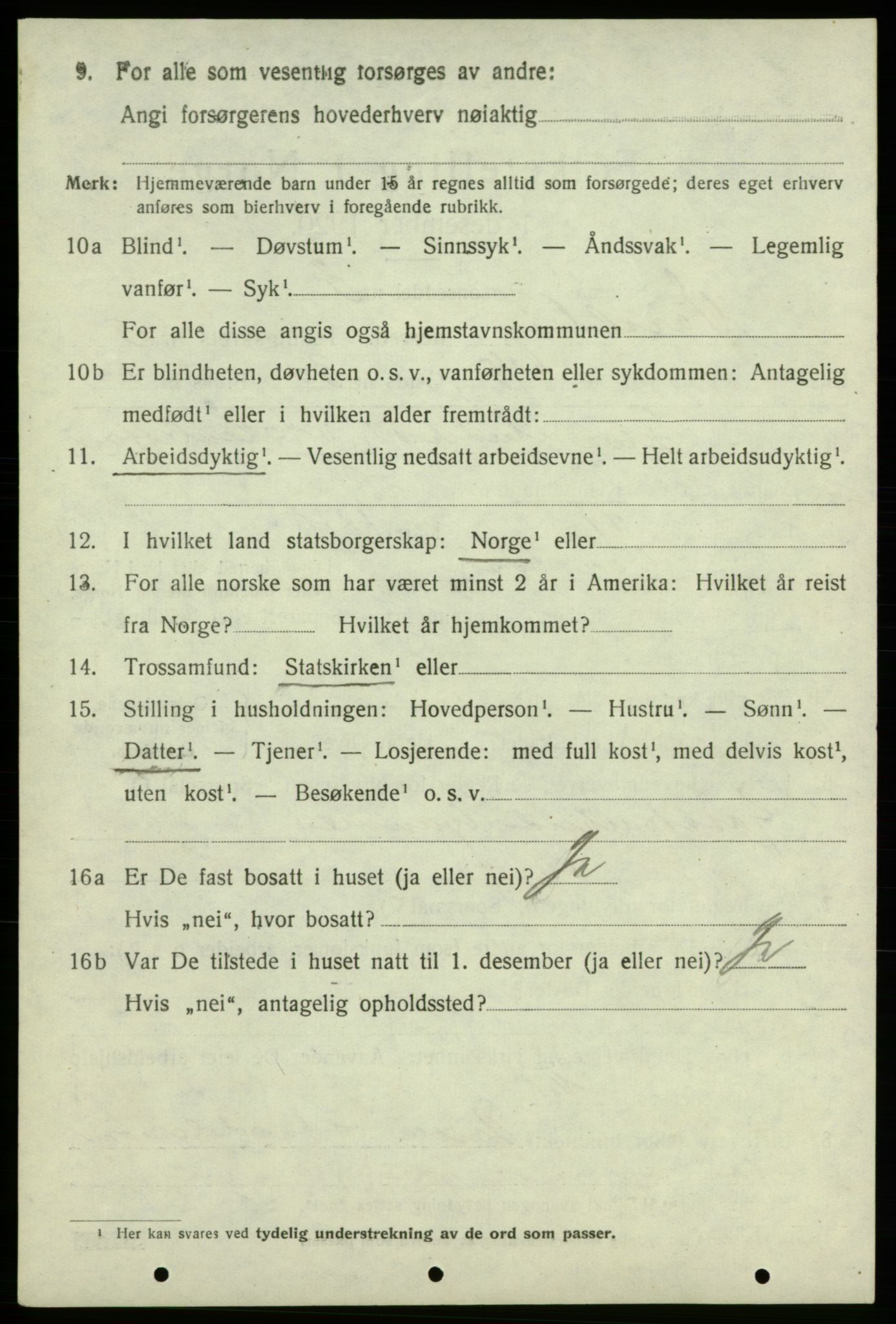 SAB, 1920 census for Varaldsøy, 1920, p. 2292