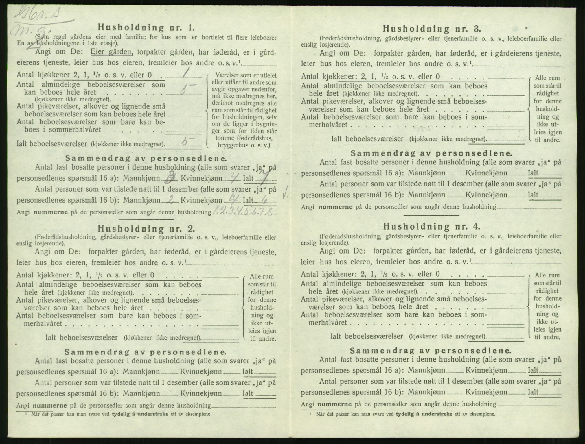 SAT, 1920 census for Eresfjord og Vistdal, 1920, p. 272