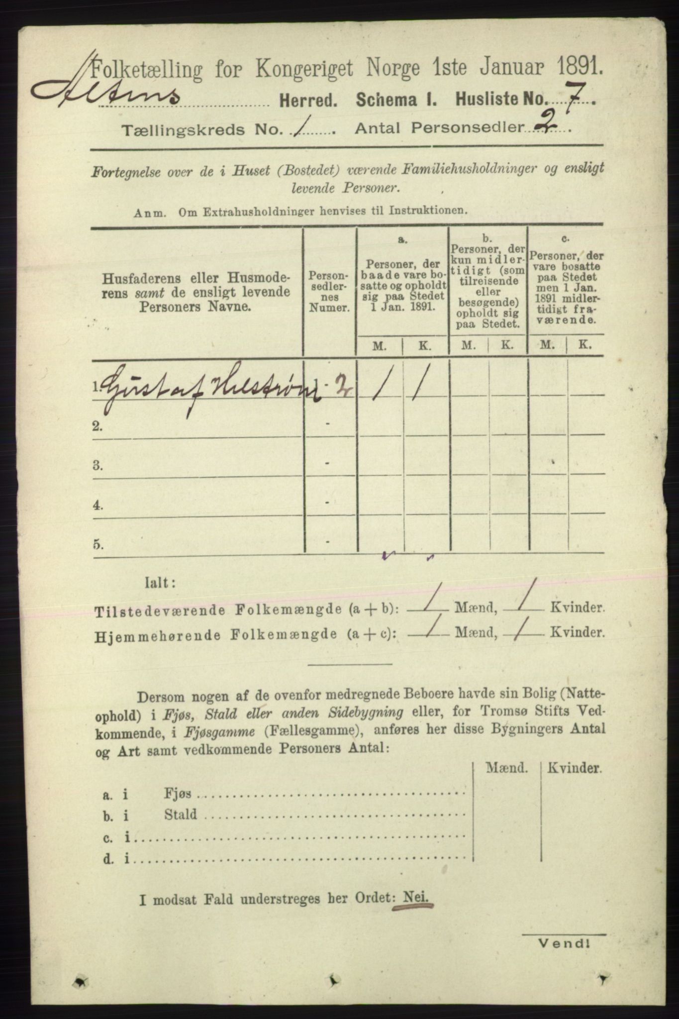 RA, 1891 census for 2012 Alta, 1891, p. 26