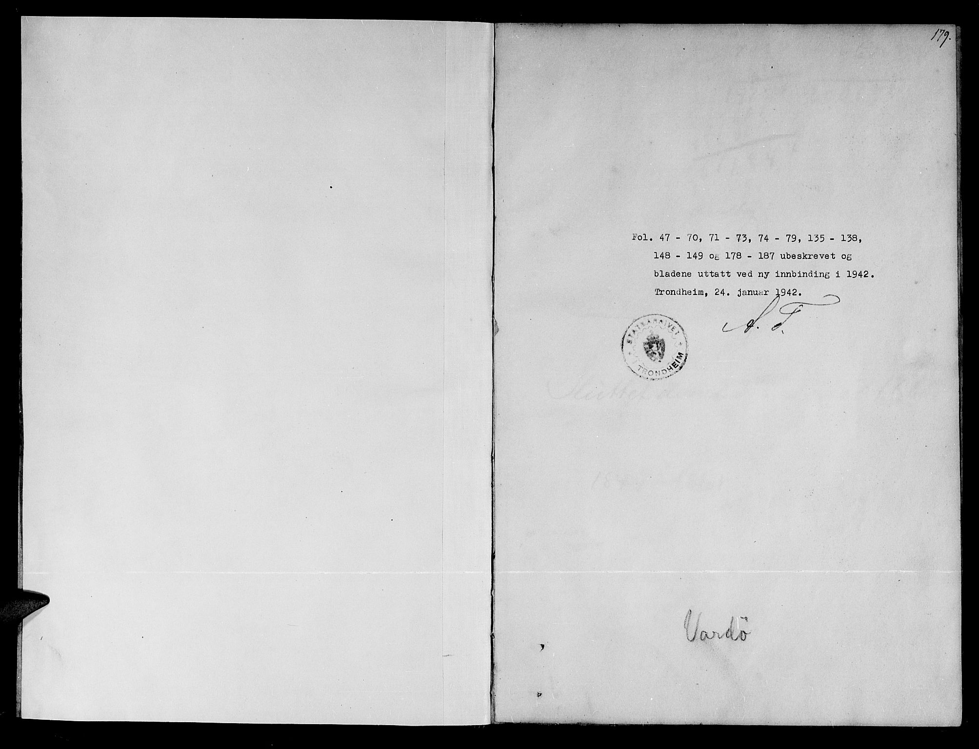 Vardø sokneprestkontor, SATØ/S-1332/H/Hb/L0001klokker: Parish register (copy) no. 1, 1844-1861