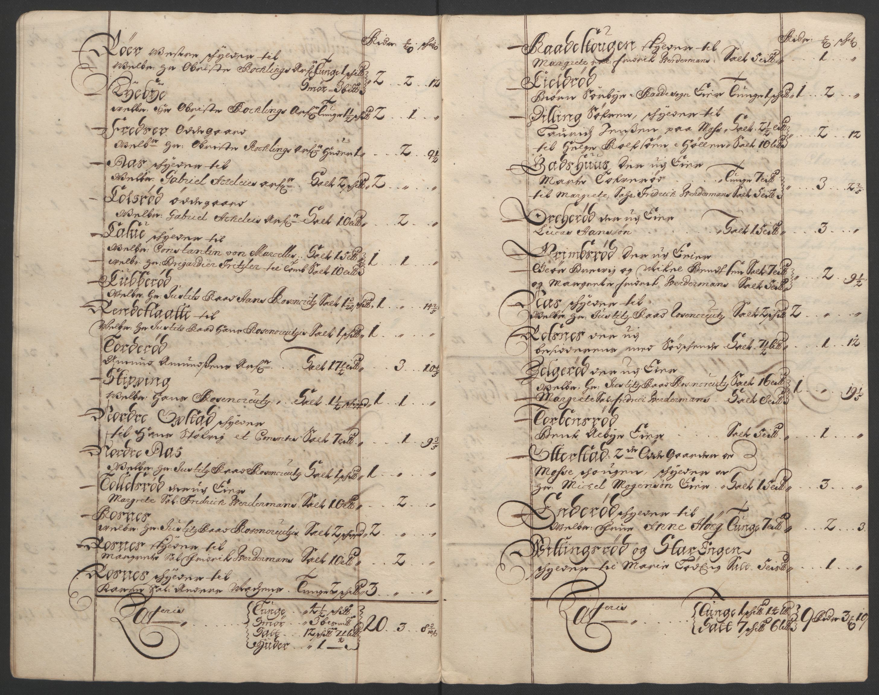 Rentekammeret inntil 1814, Reviderte regnskaper, Fogderegnskap, AV/RA-EA-4092/R02/L0108: Fogderegnskap Moss og Verne kloster, 1692-1693, p. 300