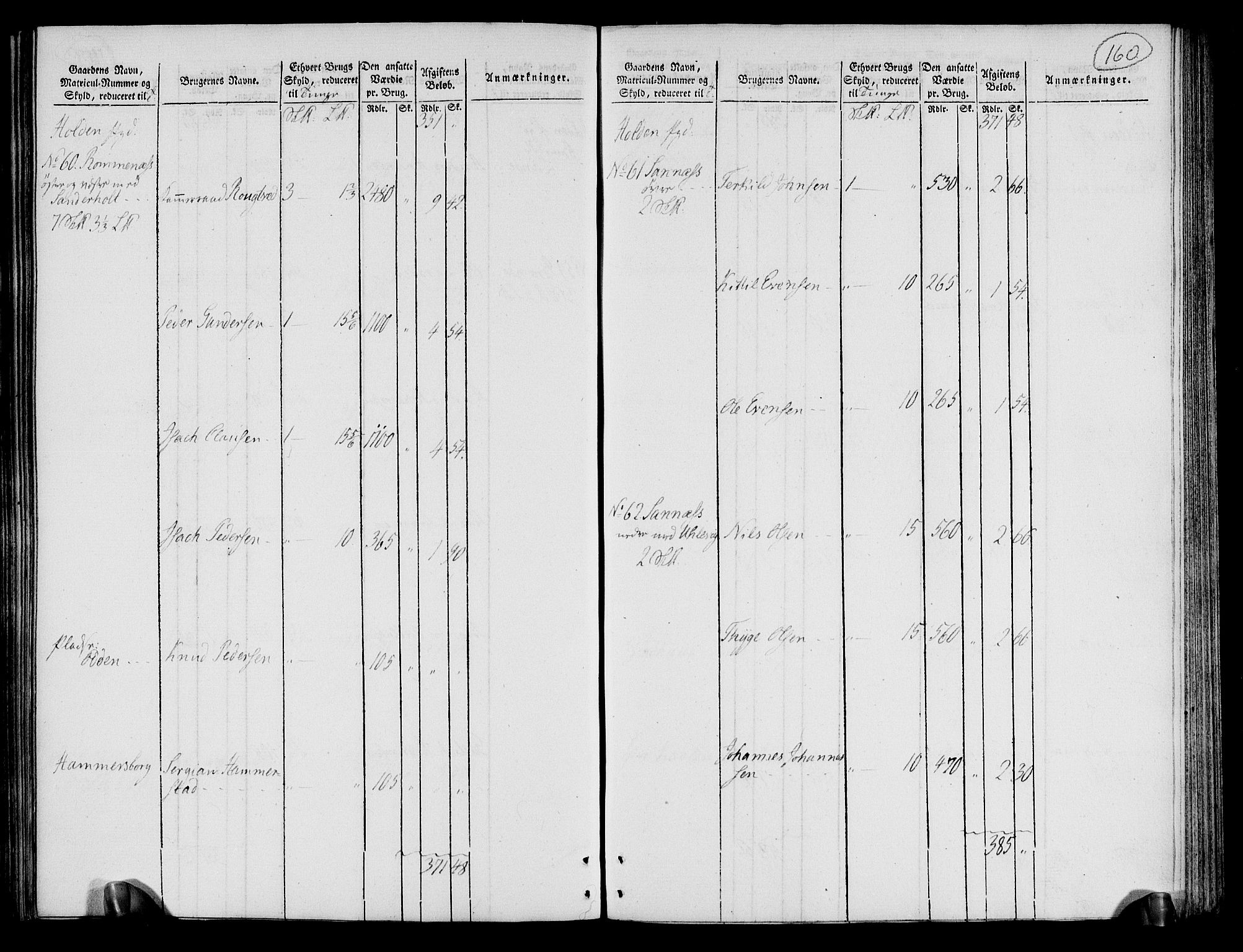 Rentekammeret inntil 1814, Realistisk ordnet avdeling, AV/RA-EA-4070/N/Ne/Nea/L0072: Nedre Telemarken og Bamble fogderi. Oppebørselsregister, 1803, p. 165