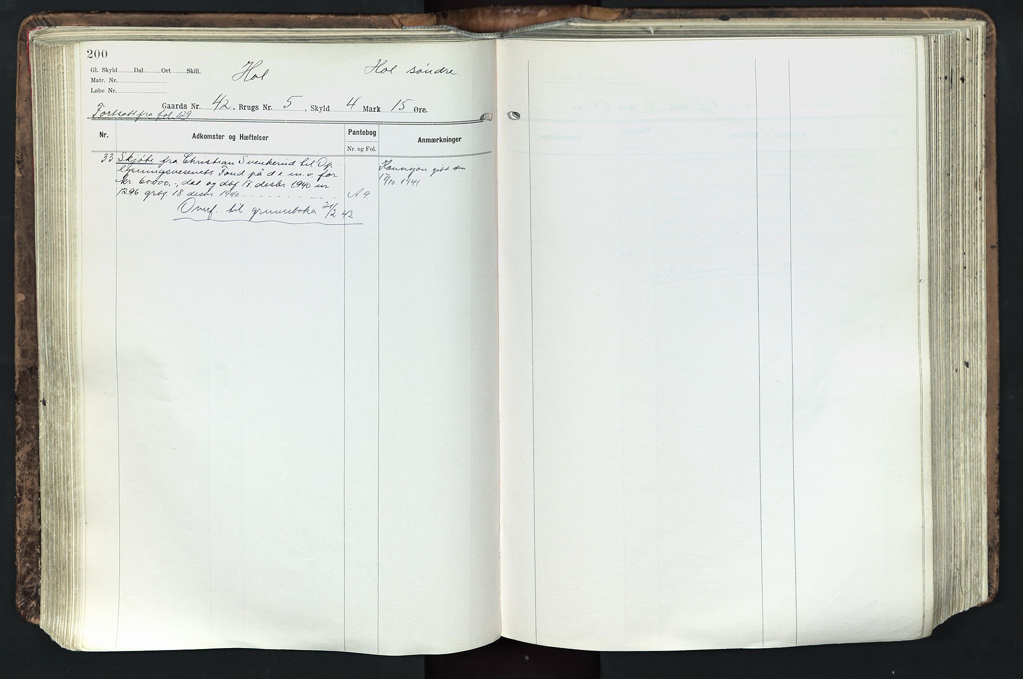 Solør tingrett, AV/SAH-TING-008/H/Ha/Hak/L0003: Mortgage register no. III, 1900-1935, p. 200