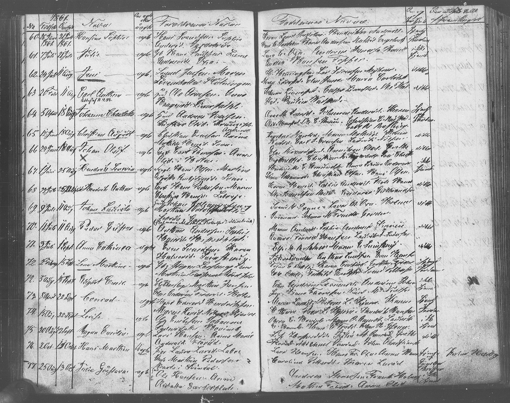 Vestby prestekontor Kirkebøker, SAO/A-10893/F/Fa/L0007: Parish register (official) no. I 7, 1850-1862, p. 74