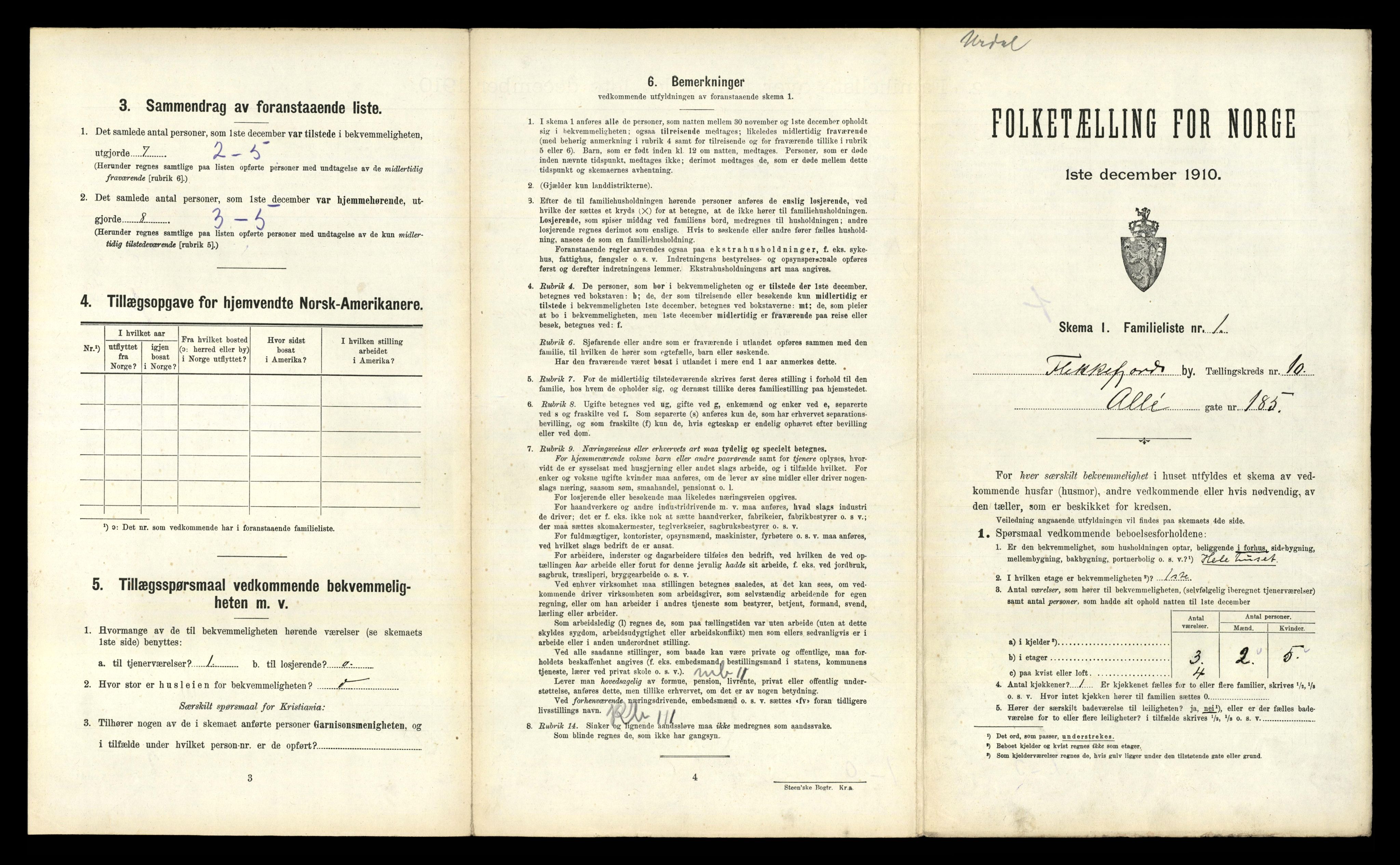 RA, 1910 census for Flekkefjord, 1910, p. 890