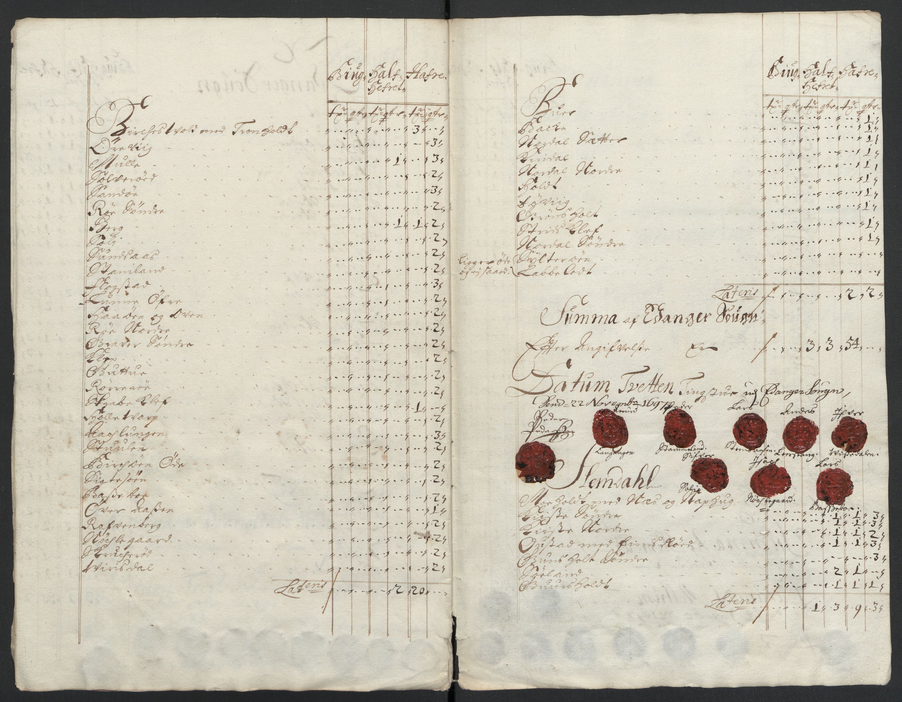 Rentekammeret inntil 1814, Reviderte regnskaper, Fogderegnskap, RA/EA-4092/R36/L2097: Fogderegnskap Øvre og Nedre Telemark og Bamble, 1697, p. 38