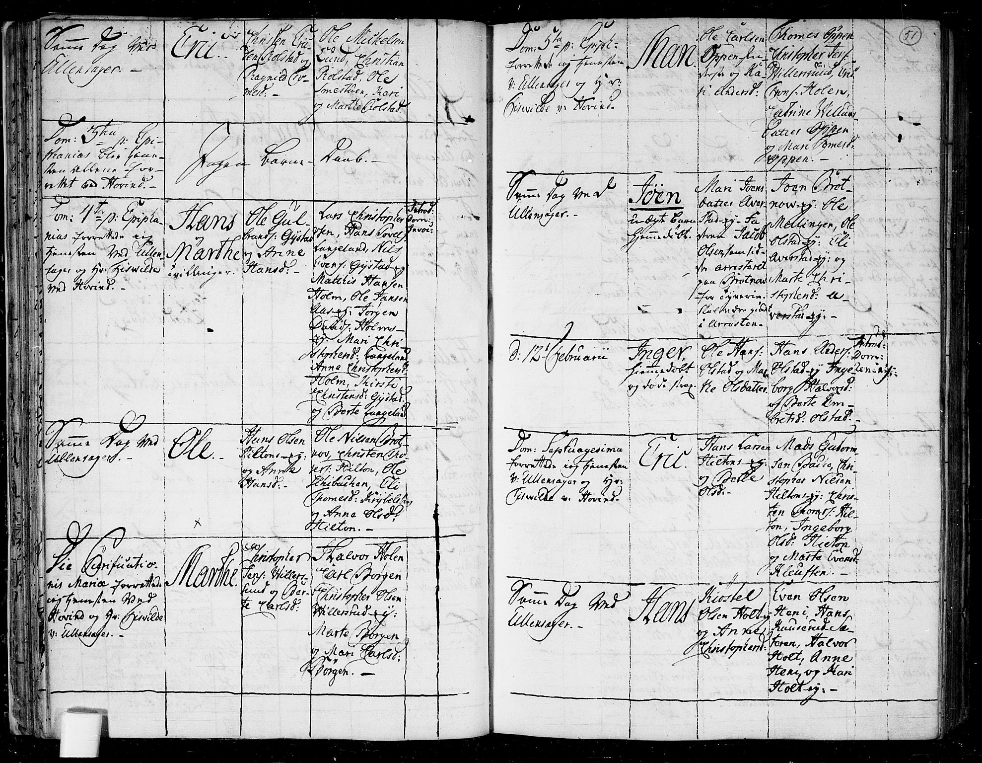 Ullensaker prestekontor Kirkebøker, AV/SAO-A-10236a/F/Fa/L0006: Parish register (official) no. I 6, 1762-1785, p. 51