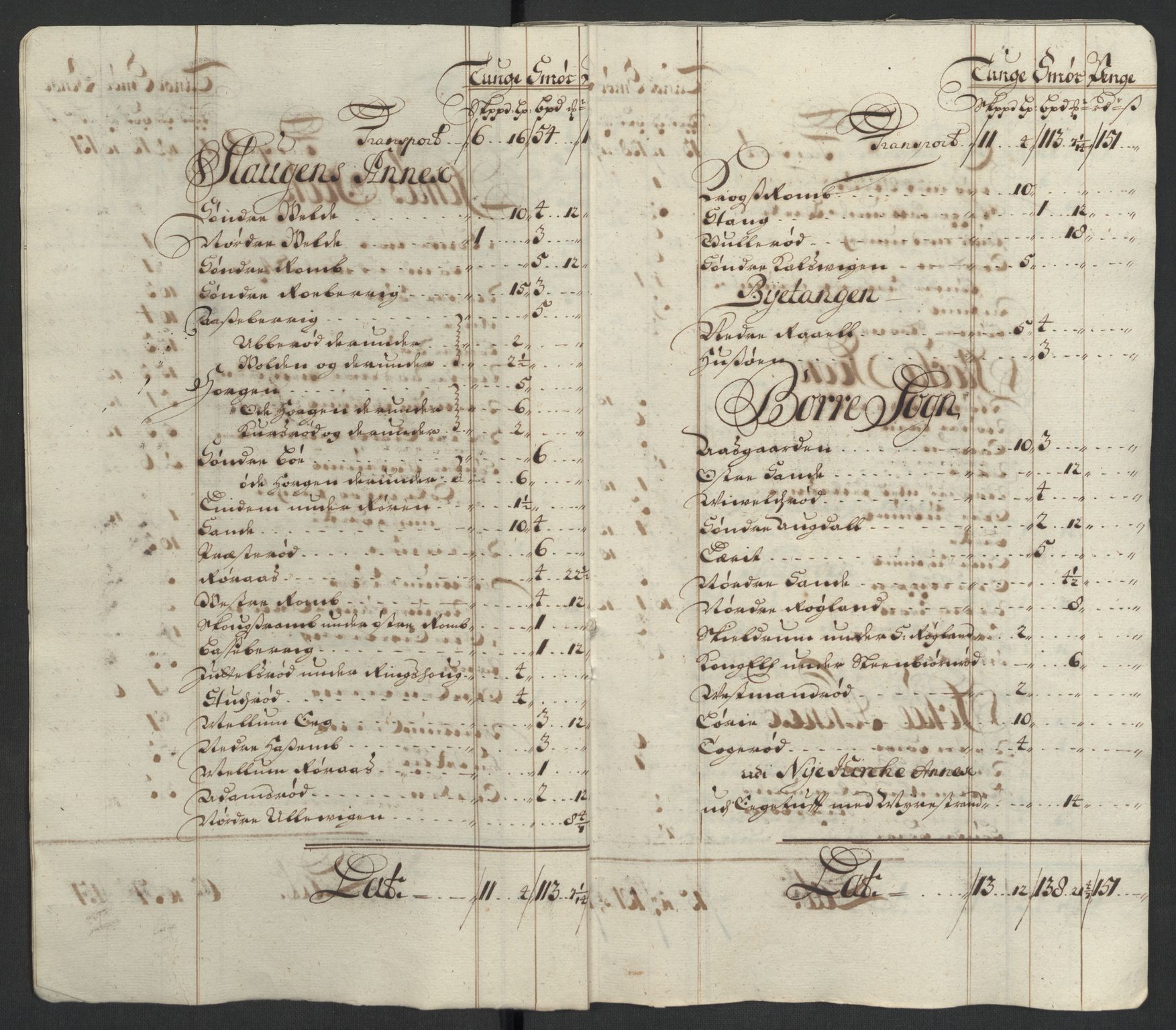 Rentekammeret inntil 1814, Reviderte regnskaper, Fogderegnskap, AV/RA-EA-4092/R32/L1872: Fogderegnskap Jarlsberg grevskap, 1706-1707, p. 166