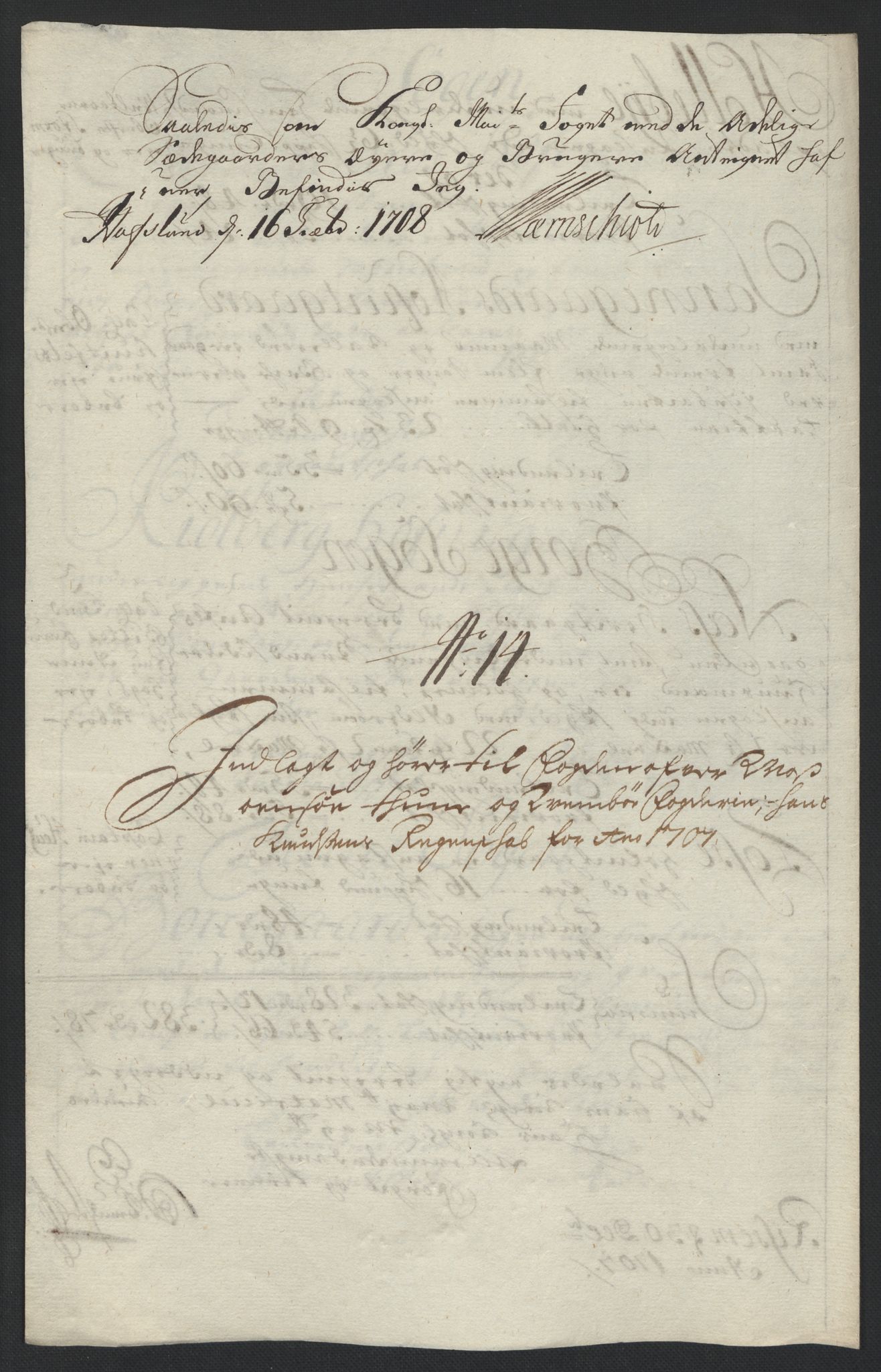 Rentekammeret inntil 1814, Reviderte regnskaper, Fogderegnskap, AV/RA-EA-4092/R04/L0134: Fogderegnskap Moss, Onsøy, Tune, Veme og Åbygge, 1707-1708, p. 122