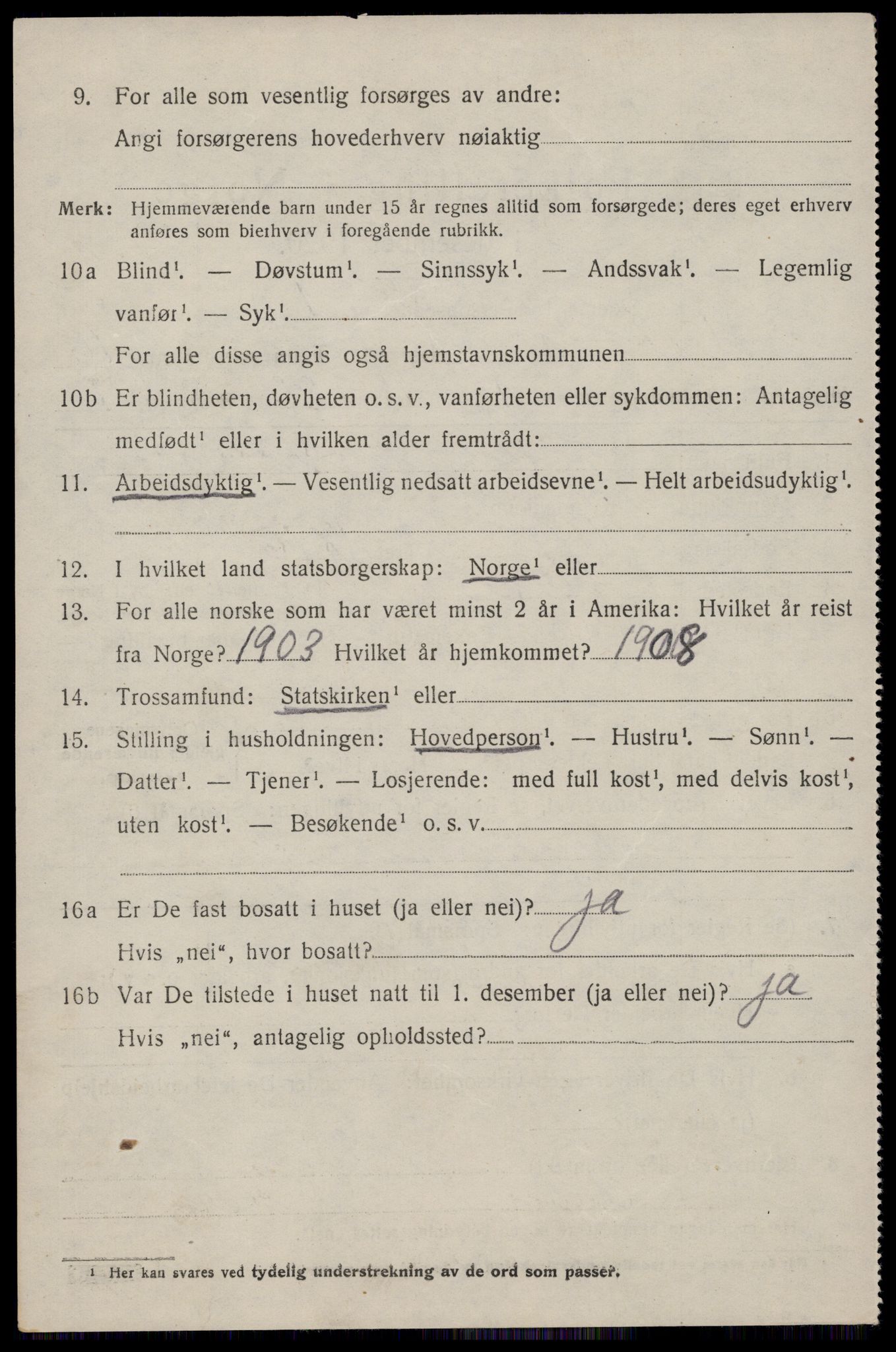 SAST, 1920 census for Vikedal, 1920, p. 4776