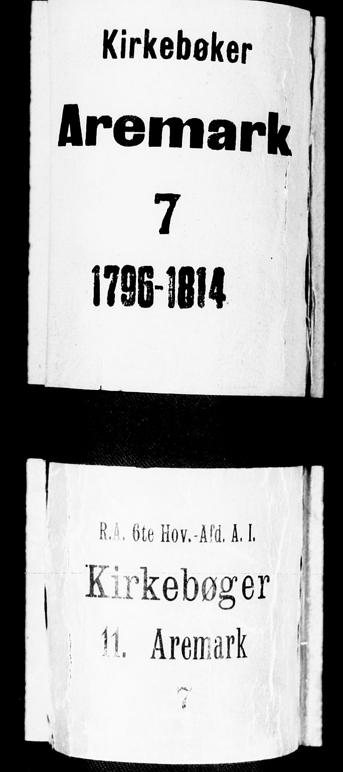 Aremark prestekontor Kirkebøker, SAO/A-10899/F/Fb/L0003: Parish register (official) no.  II 3, 1796-1814