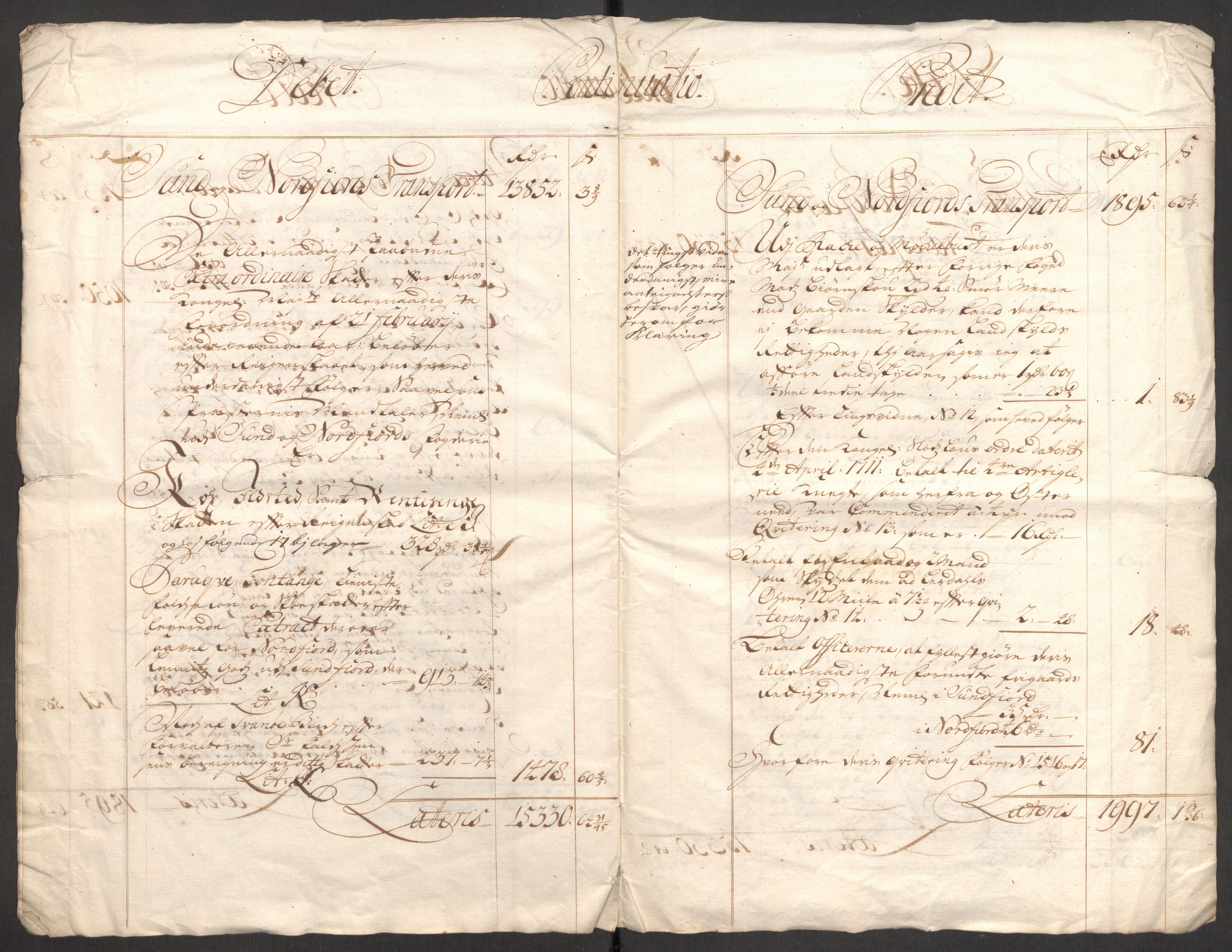 Rentekammeret inntil 1814, Reviderte regnskaper, Fogderegnskap, AV/RA-EA-4092/R53/L3433: Fogderegnskap Sunn- og Nordfjord, 1710-1711, p. 208