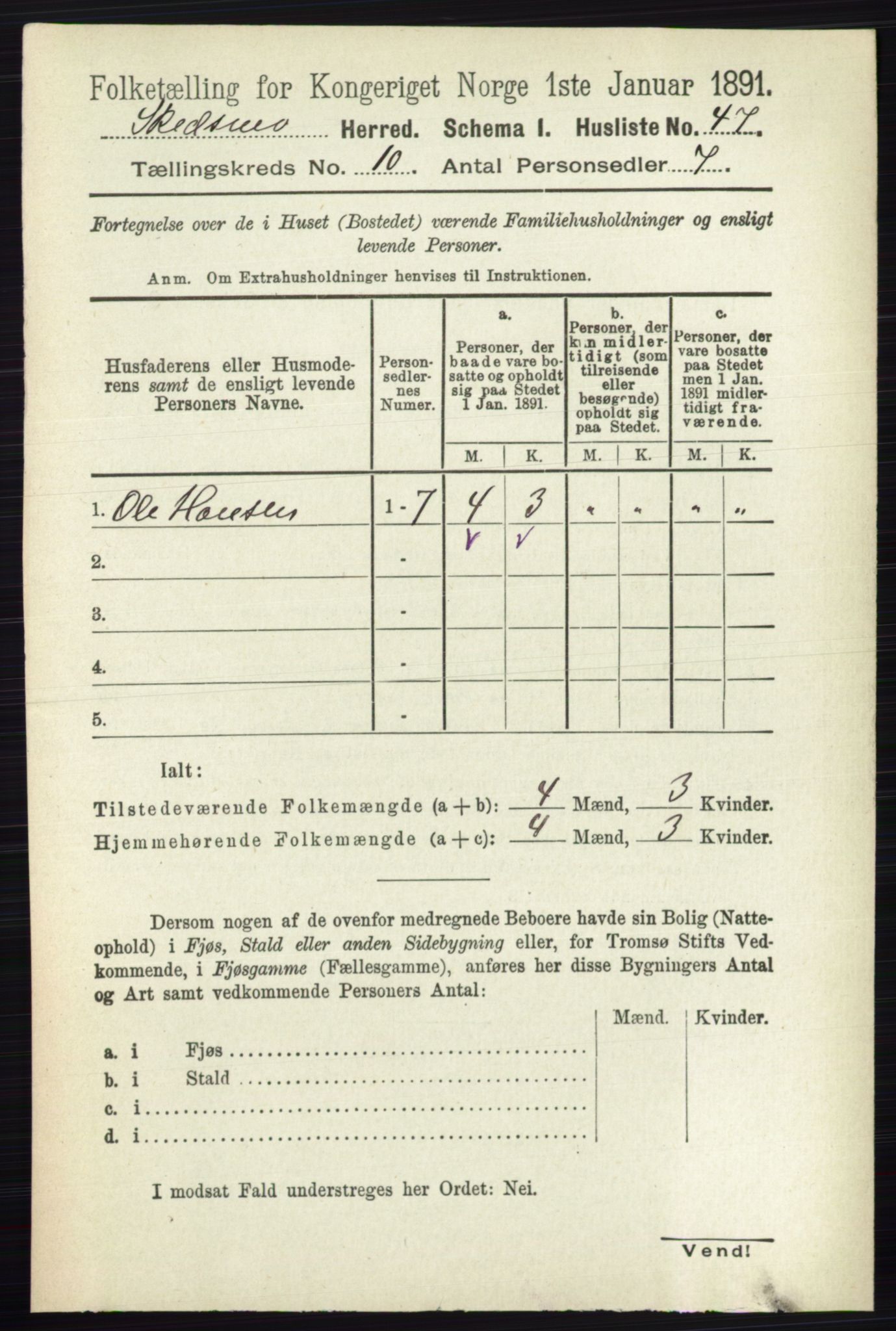 RA, 1891 census for 0231 Skedsmo, 1891, p. 5781