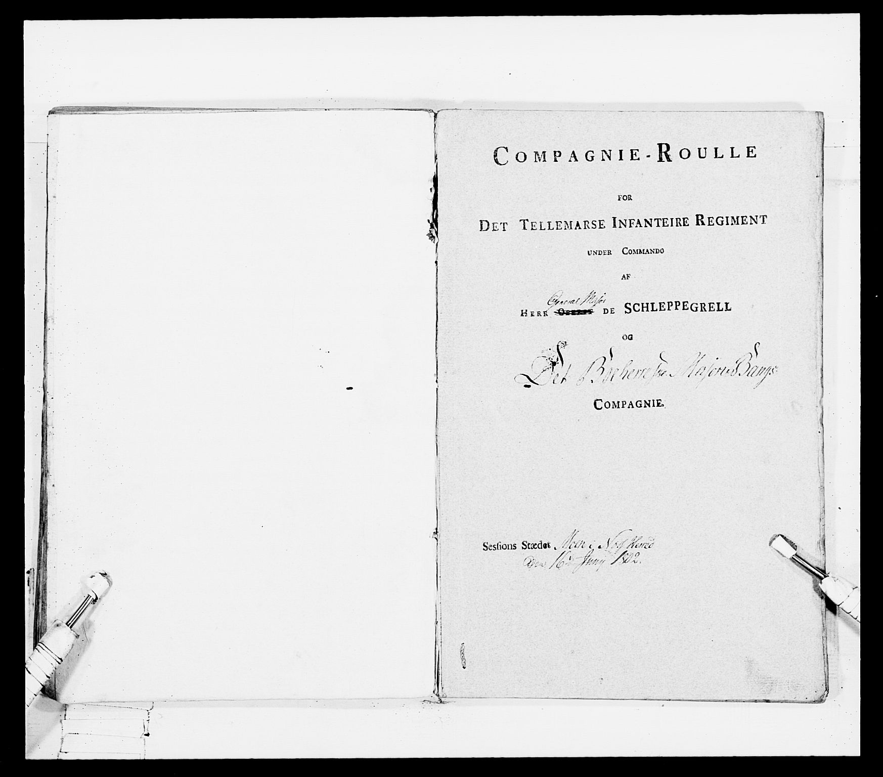 Generalitets- og kommissariatskollegiet, Det kongelige norske kommissariatskollegium, AV/RA-EA-5420/E/Eh/L0114: Telemarkske nasjonale infanteriregiment, 1789-1802, p. 416