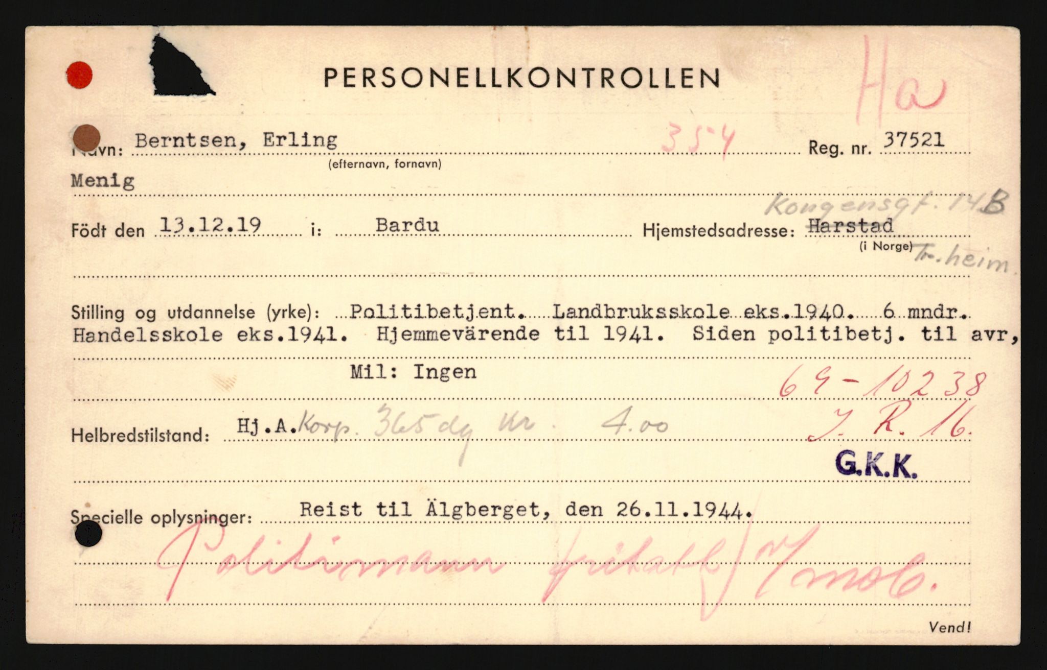 Forsvaret, Troms infanteriregiment nr. 16, AV/RA-RAFA-3146/P/Pa/L0024/0001: Rulleblad / Rulleblad for regimentets menige mannskaper, årsklasse 1940, 1940, p. 12