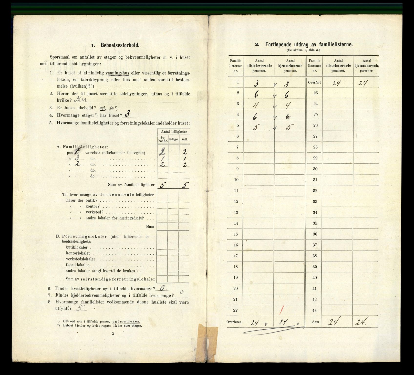 RA, 1910 census for Bergen, 1910, p. 24878