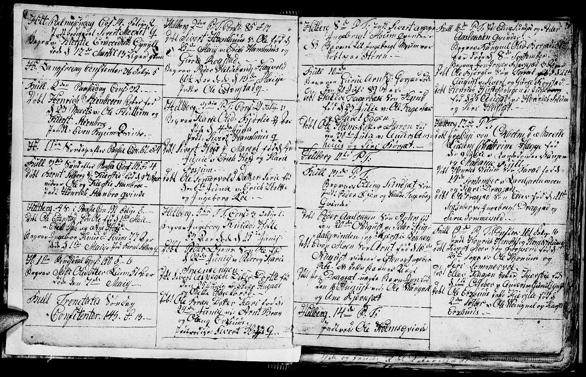 Ministerialprotokoller, klokkerbøker og fødselsregistre - Sør-Trøndelag, SAT/A-1456/689/L1042: Parish register (copy) no. 689C01, 1812-1841, p. 2-3