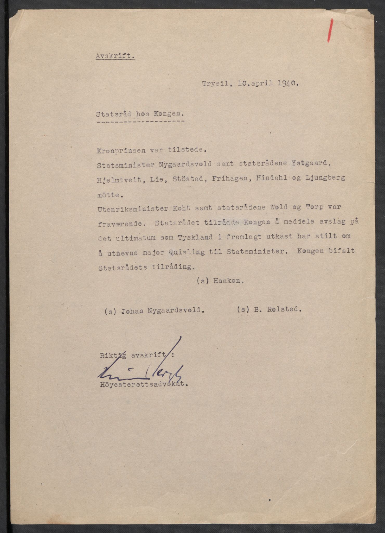 Landssvikarkivet, Oslo politikammer, AV/RA-S-3138-01/D/Da/L0003: Dnr. 29, 1945, p. 273