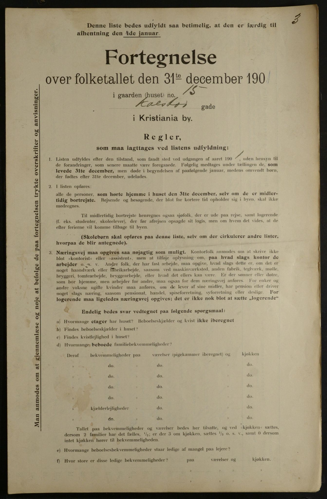 OBA, Municipal Census 1901 for Kristiania, 1901, p. 8088
